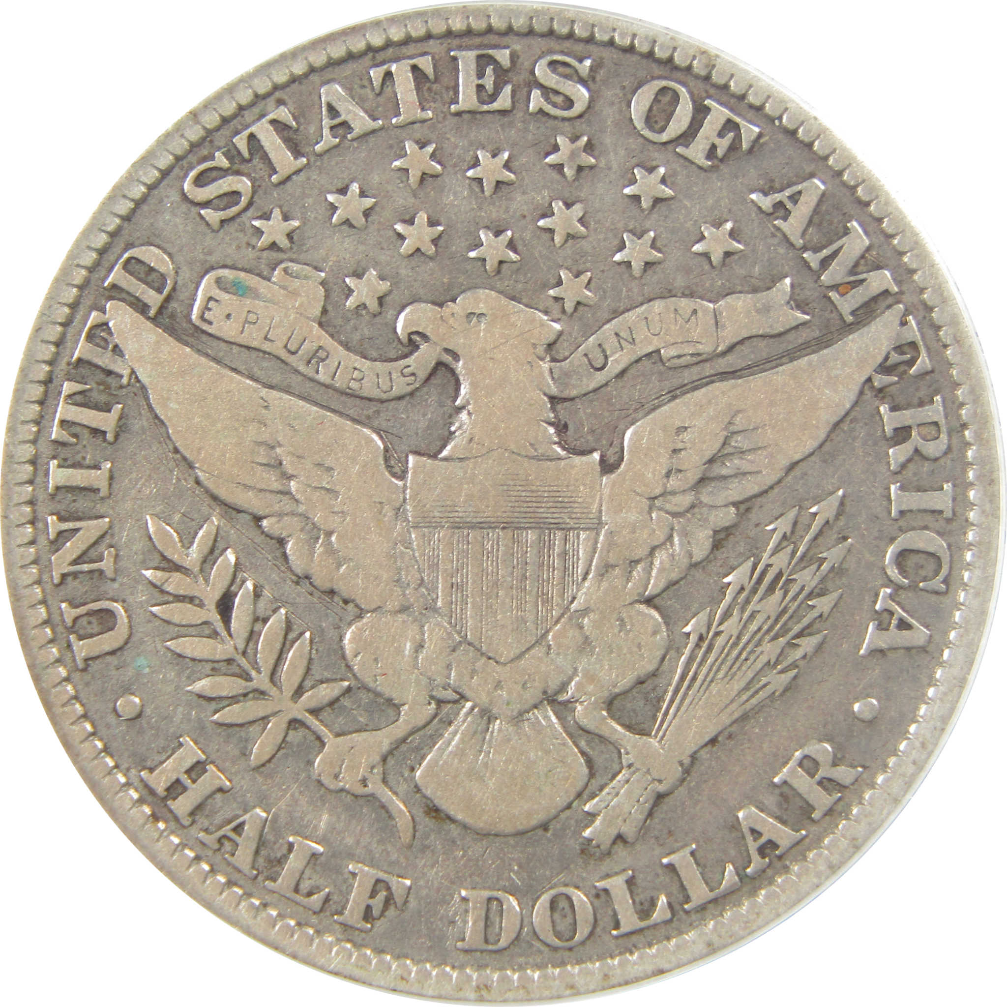 1909 Barber Half Dollar F 15 Details ANACS Silver 50c Coin SKU:I22340
