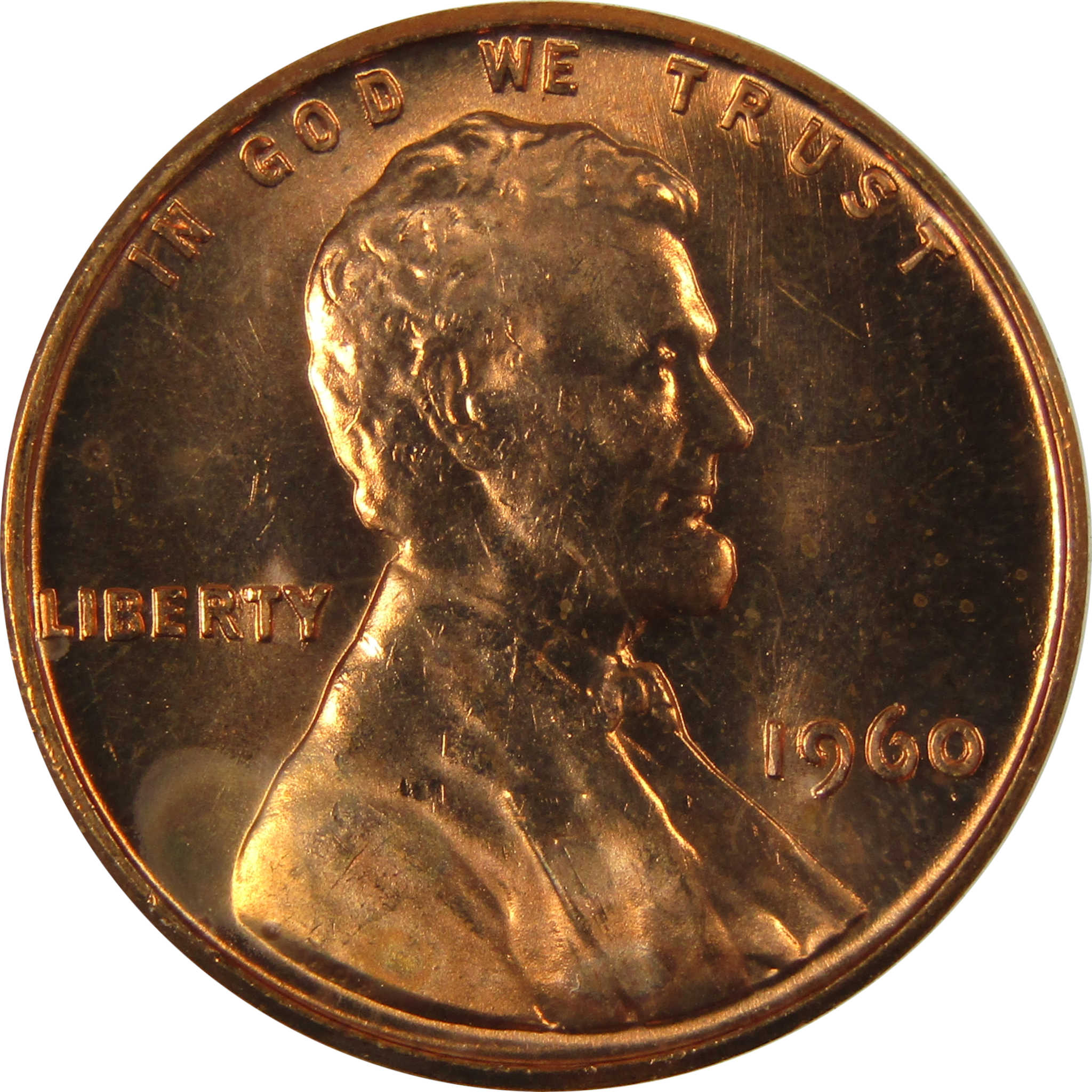 1960 Small Date Lincoln Memorial 1c Uncirculated Mint State SKU:I26580