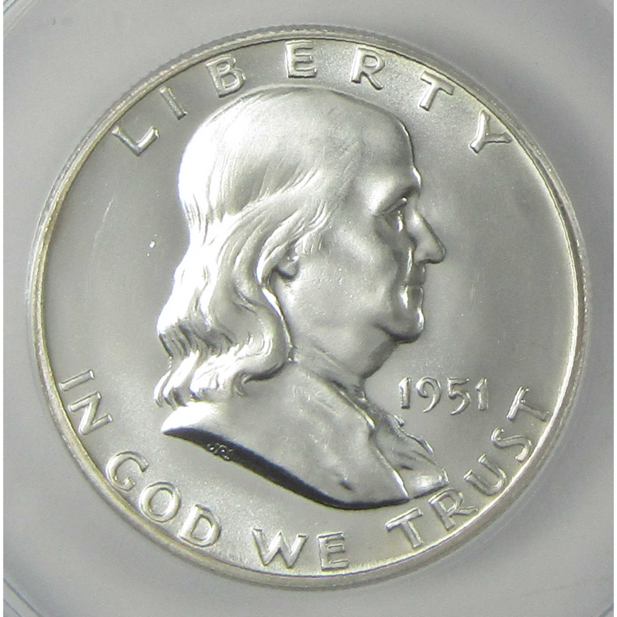1951 Franklin Silver Half Dollar PF 64 ANACS Proof 50c Coin SKU:I25592