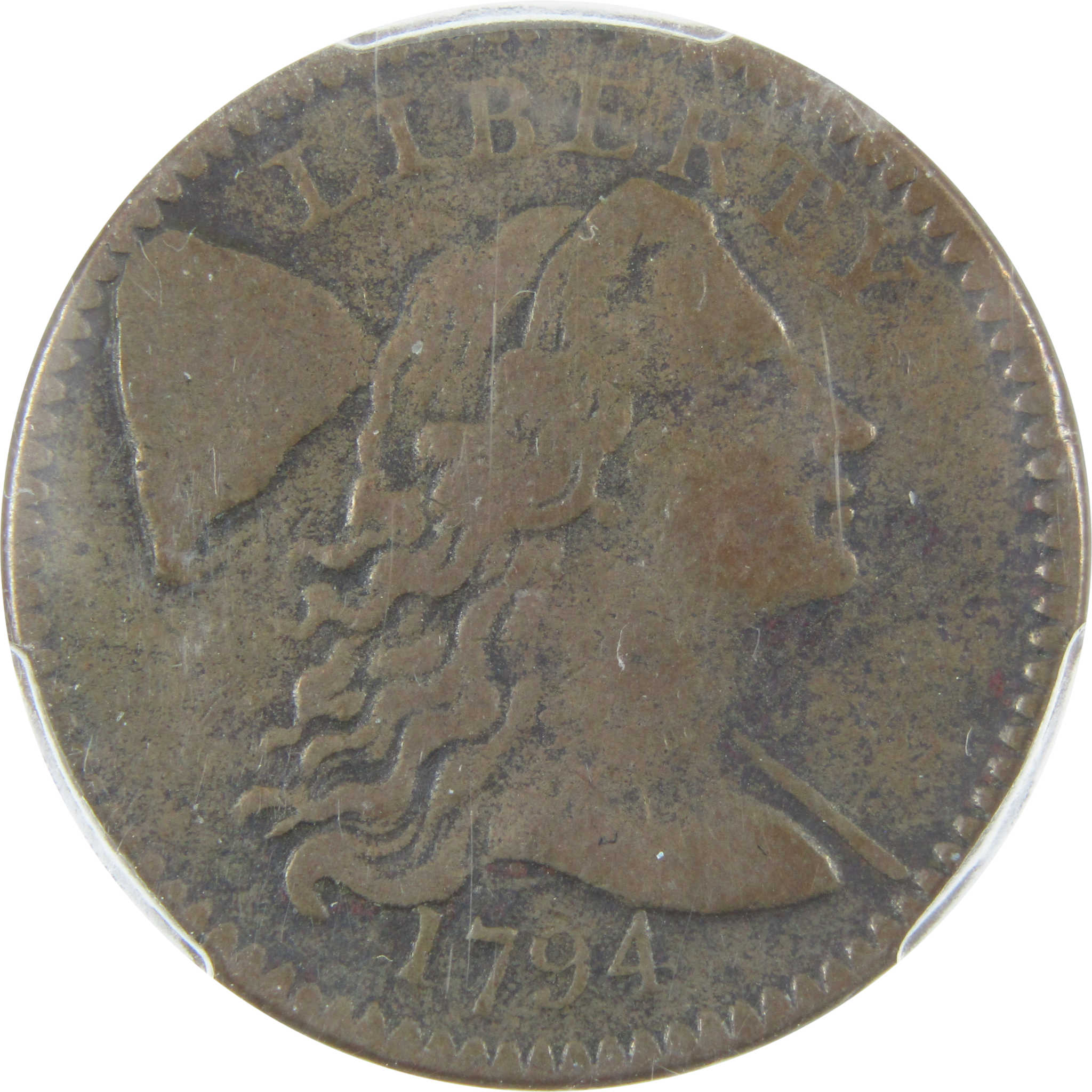 1794 Head of 1794 Liberty Cap Large Cent VF Details PCGS SKU:I14439