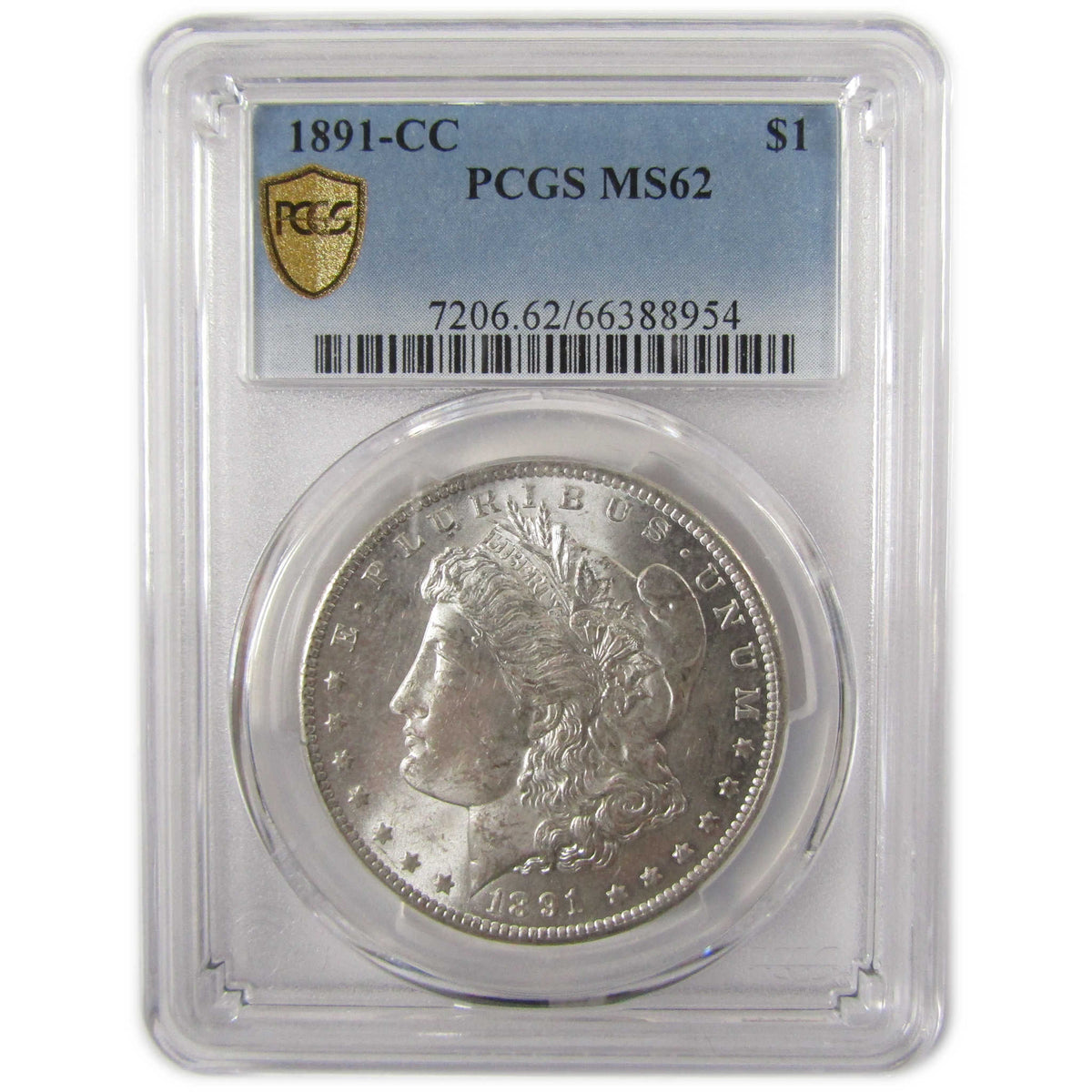 1891 CC Morgan Silver Dollar MS 62 PCGS $1 Coin SKU:I29312 - Morgan coin - Morgan silver dollar - Morgan silver dollar for sale - Profile Coins &amp; Collectibles