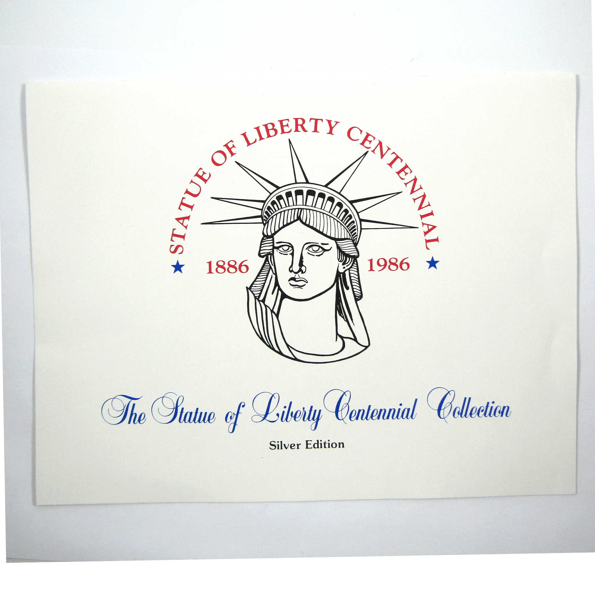 1986 Statue of Liberty Centennial 12 pc Silver Round Set SKU:CPC5038