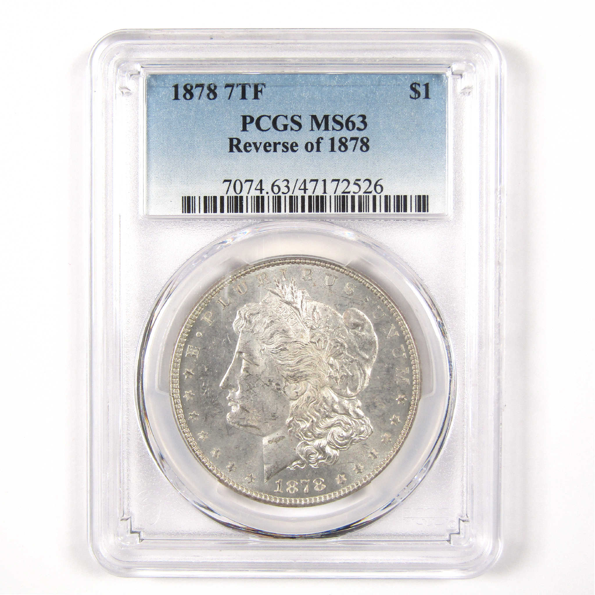 1878 7TF Rev 78 Morgan Dollar MS 63 PCGS Silver $1 Unc SKU:I11305 - Morgan coin - Morgan silver dollar - Morgan silver dollar for sale - Profile Coins &amp; Collectibles
