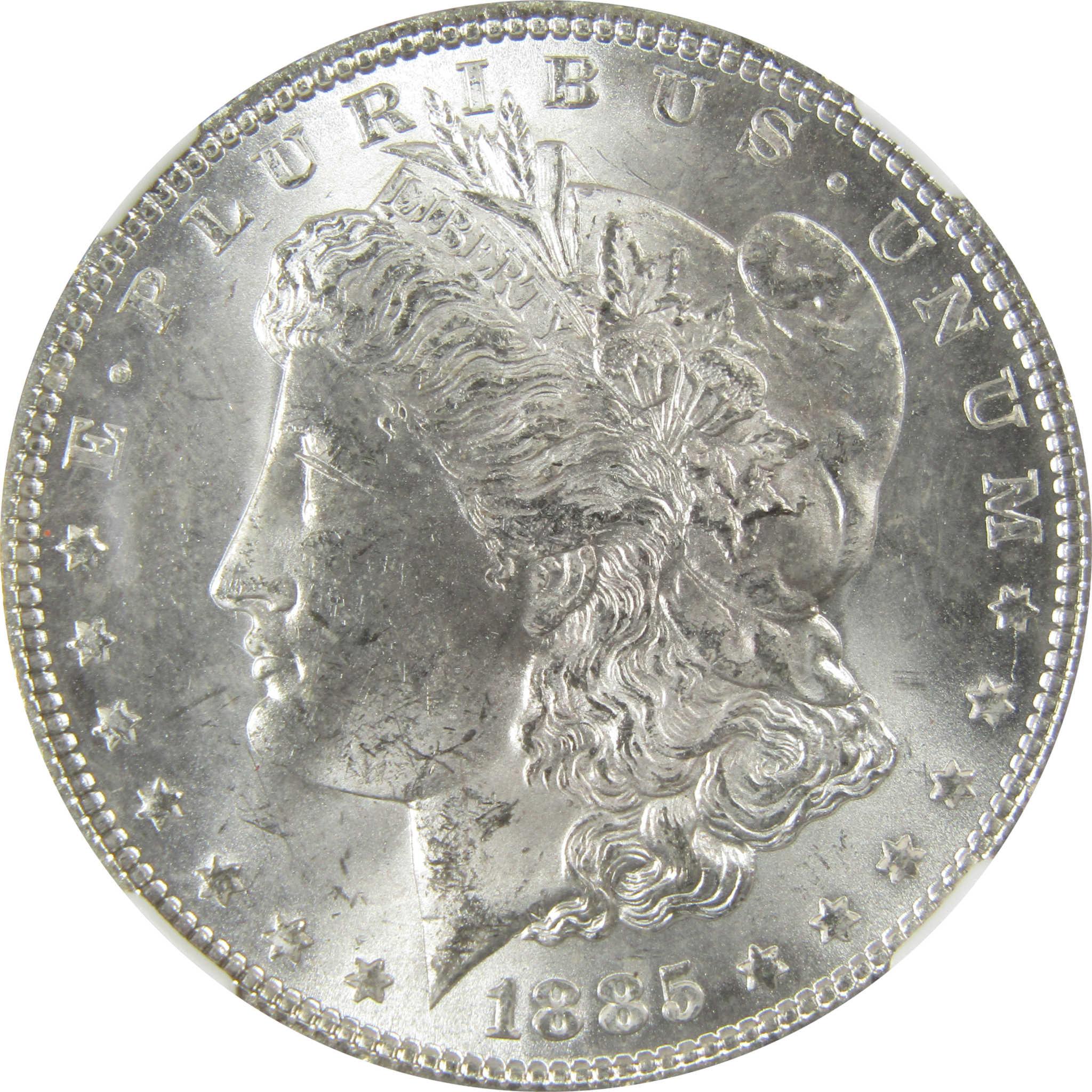 1885 Morgan Silver Dollar MS 63 NGC Uncirculated $1 Coin SKU:CP457 - Morgan coin - Morgan silver dollar - Morgan silver dollar for sale - Profile Coins &amp; Collectibles