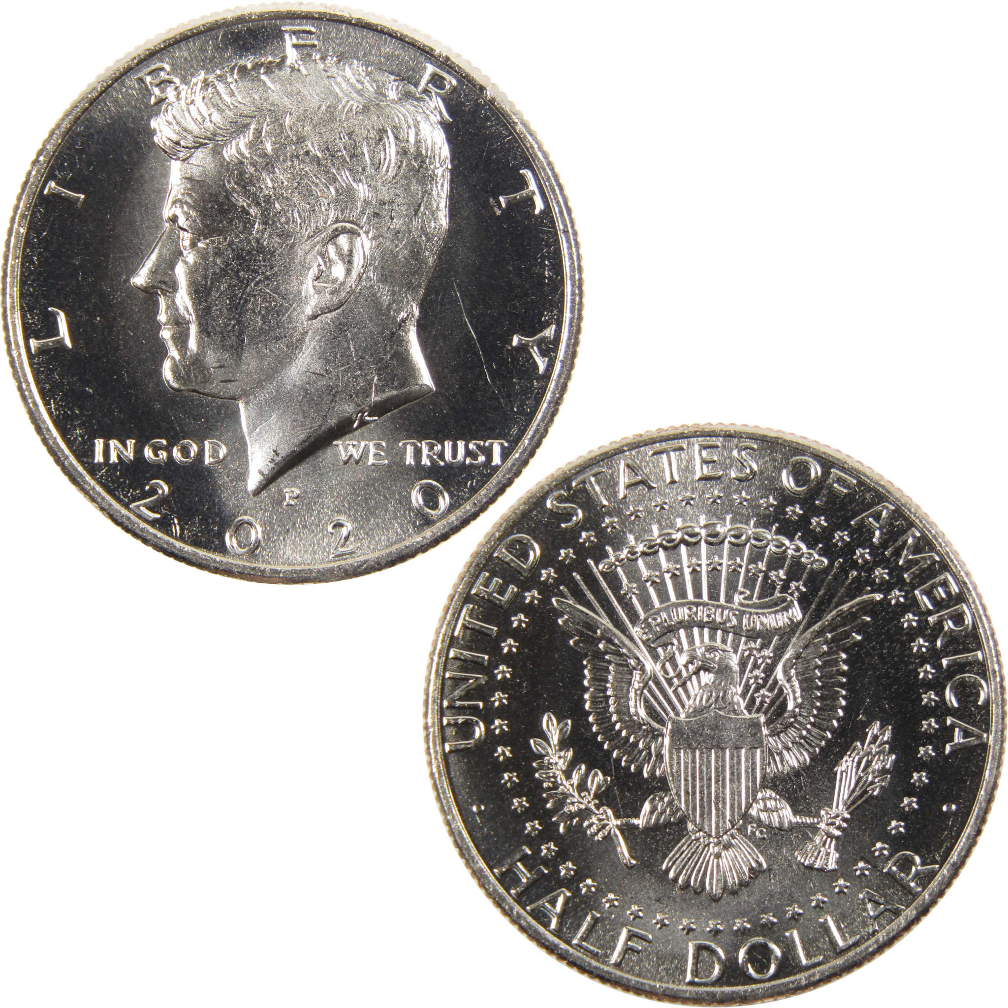 2020 P Kennedy Half Dollar BU Uncirculated Clad 50c Coin