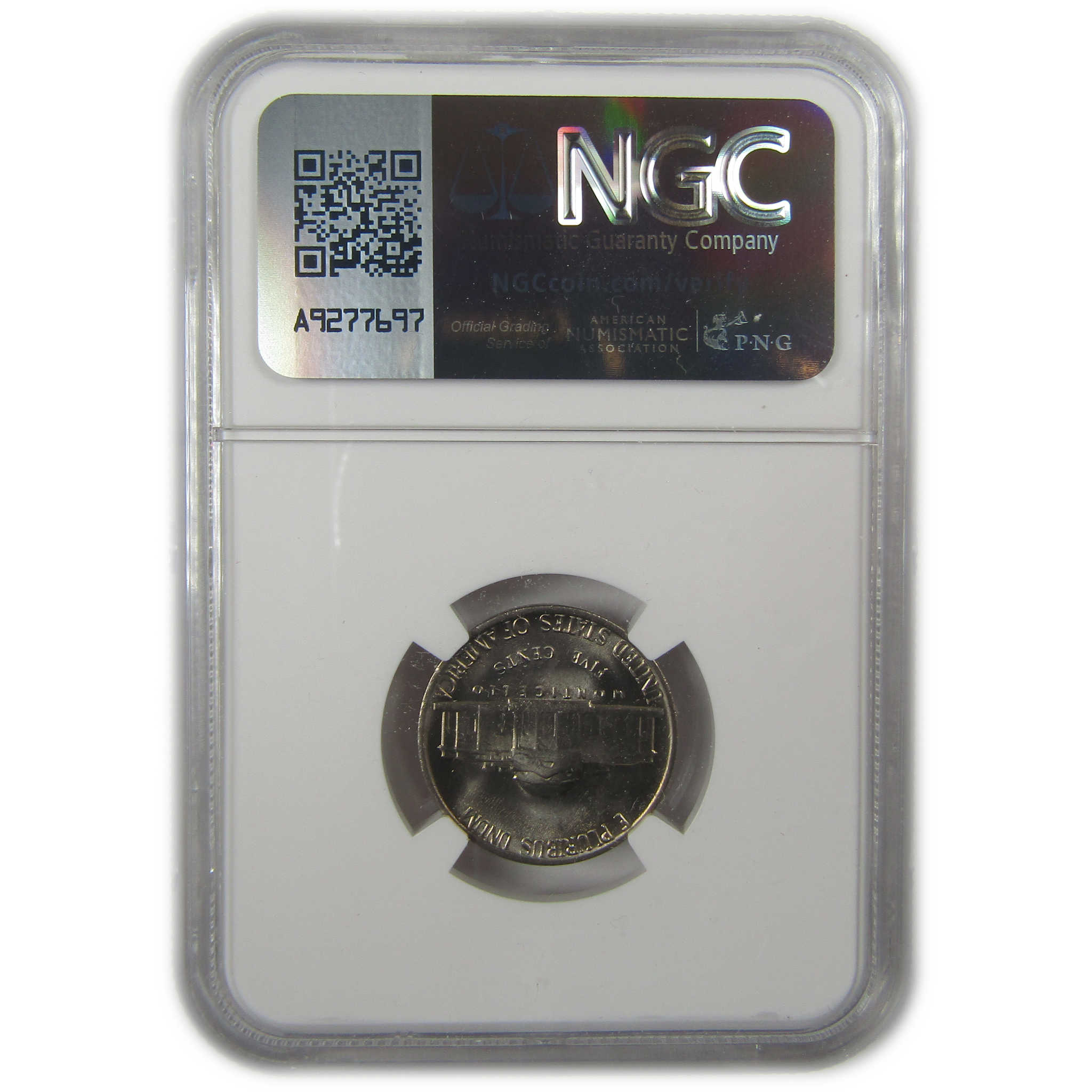 1981 P Jefferson Nickel MS 66 NGC Original Bag Fragment SKU:I22113