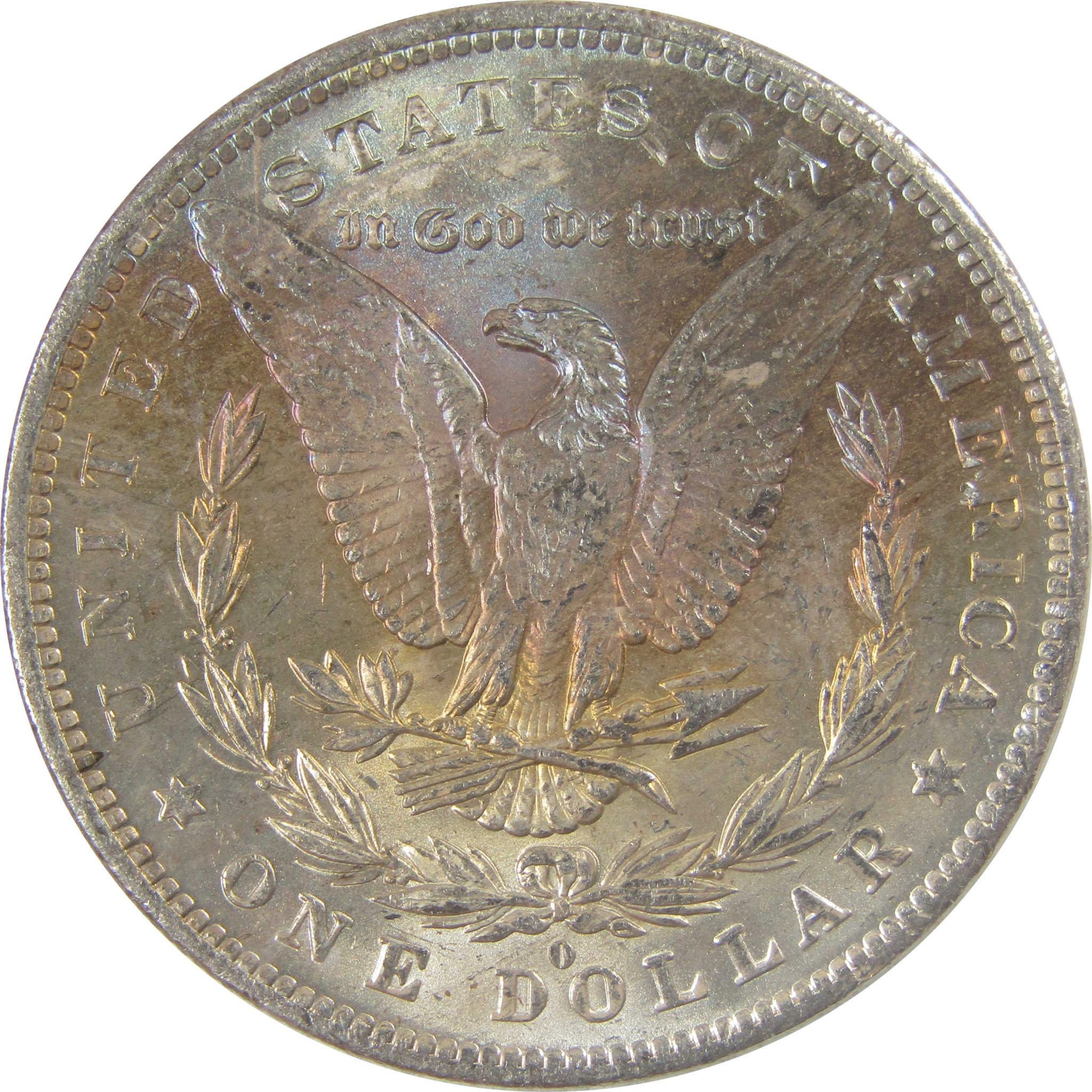 1884 O Morgan Silver Dollar BU Choice Uncirculated Toned SKU:I24191