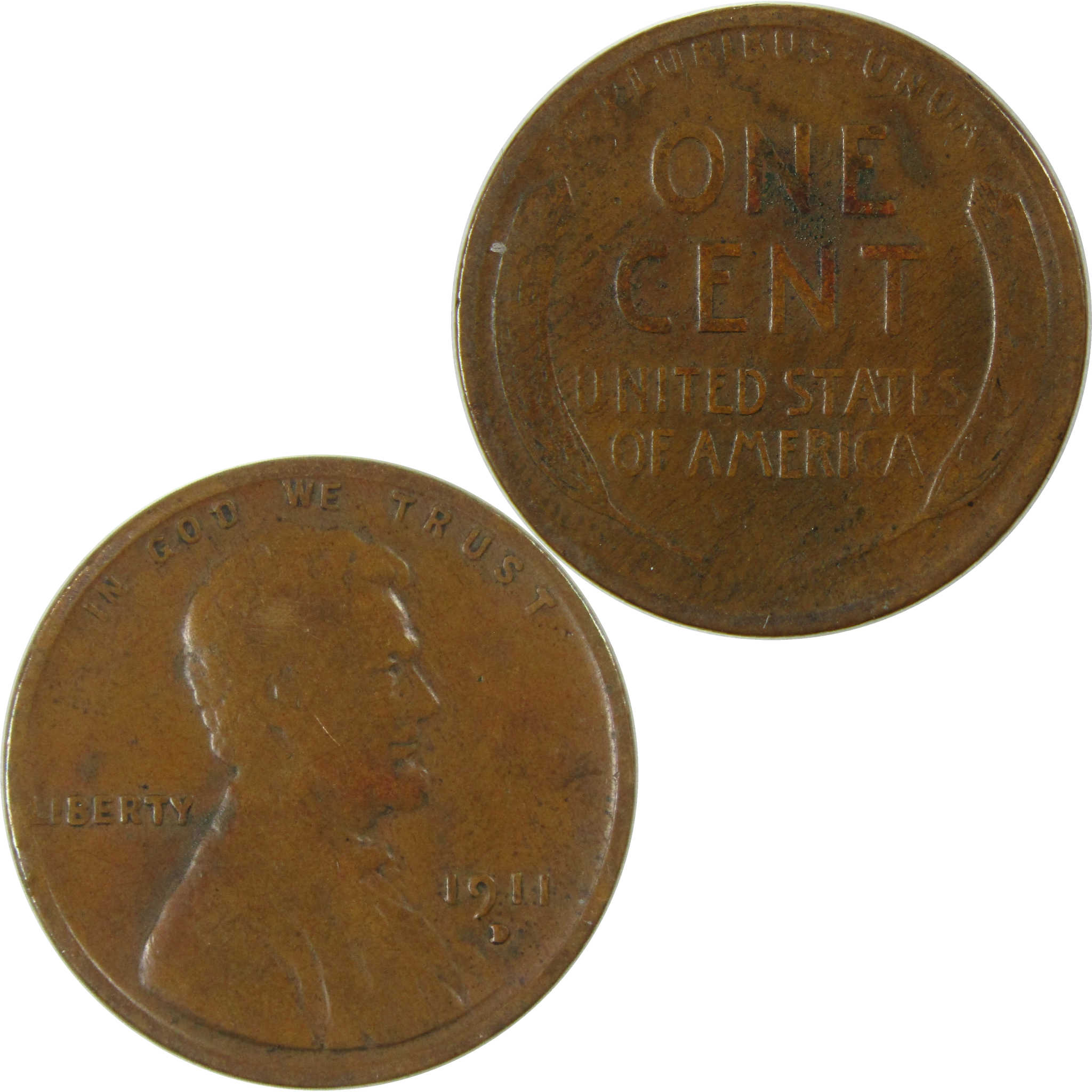 1911 D Lincoln Wheat Cent AG About Good Penny 1c Coin SKU:I26253