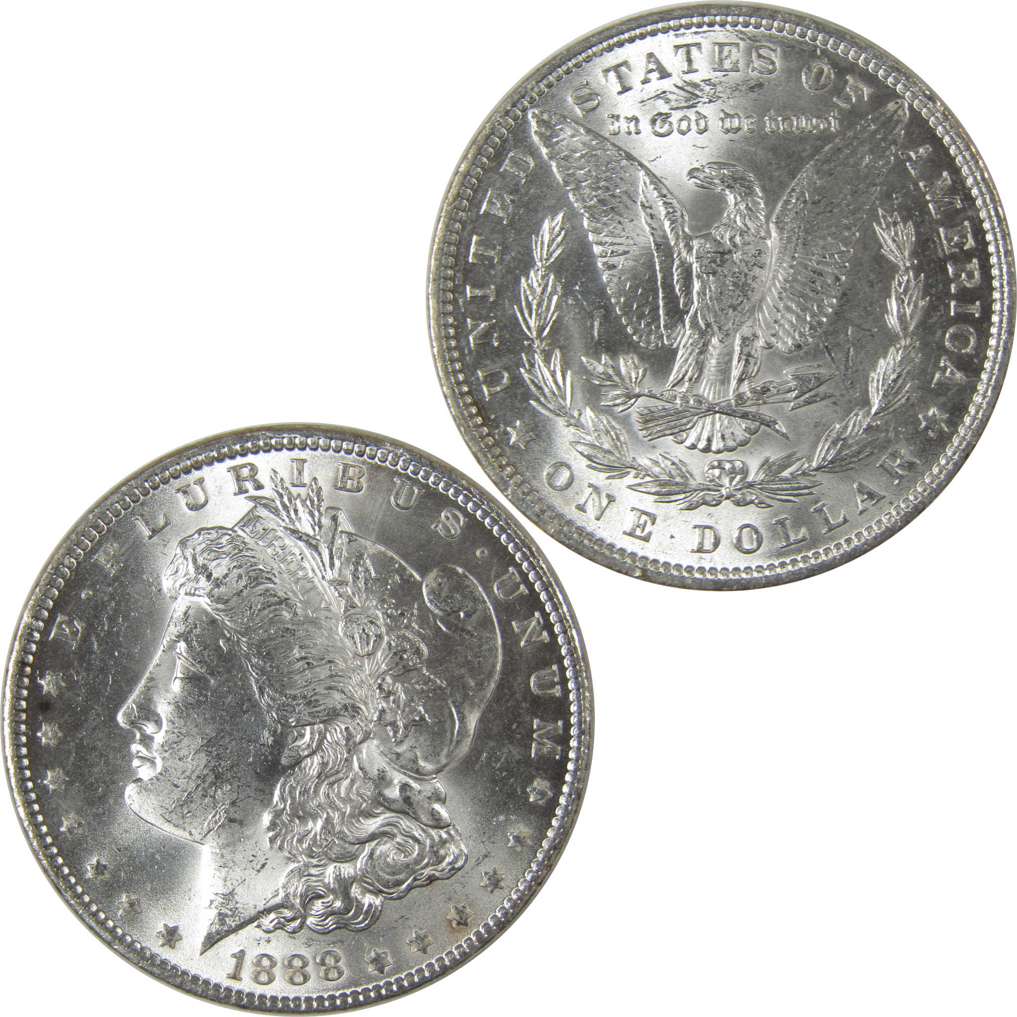 1888 Morgan Dollar Uncirculated Silver $1 Coin SKU:I22712 - Morgan coin - Morgan silver dollar - Morgan silver dollar for sale - Profile Coins &amp; Collectibles