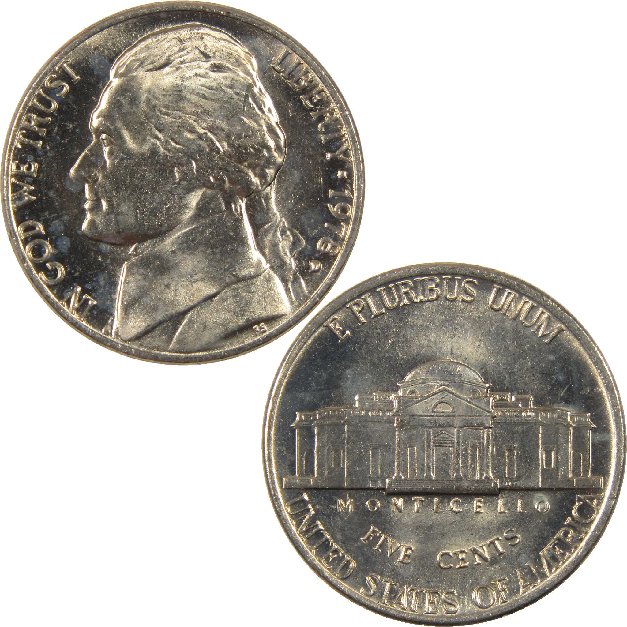 1978 D Jefferson Nickel BU Uncirculated 5c Coin