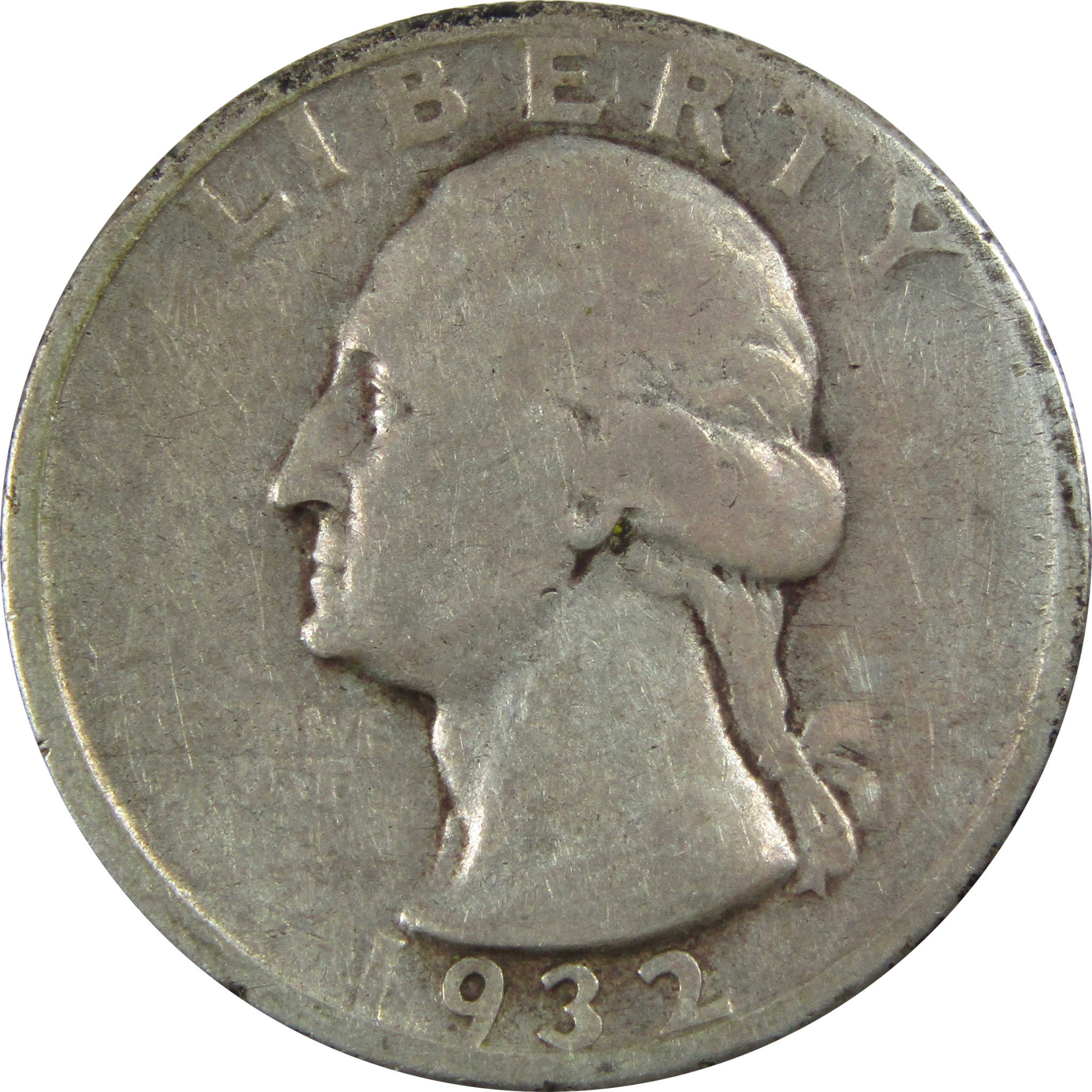 1932 D Washington Quarter VG Very Good Silver 25c Coin SKU:I13444