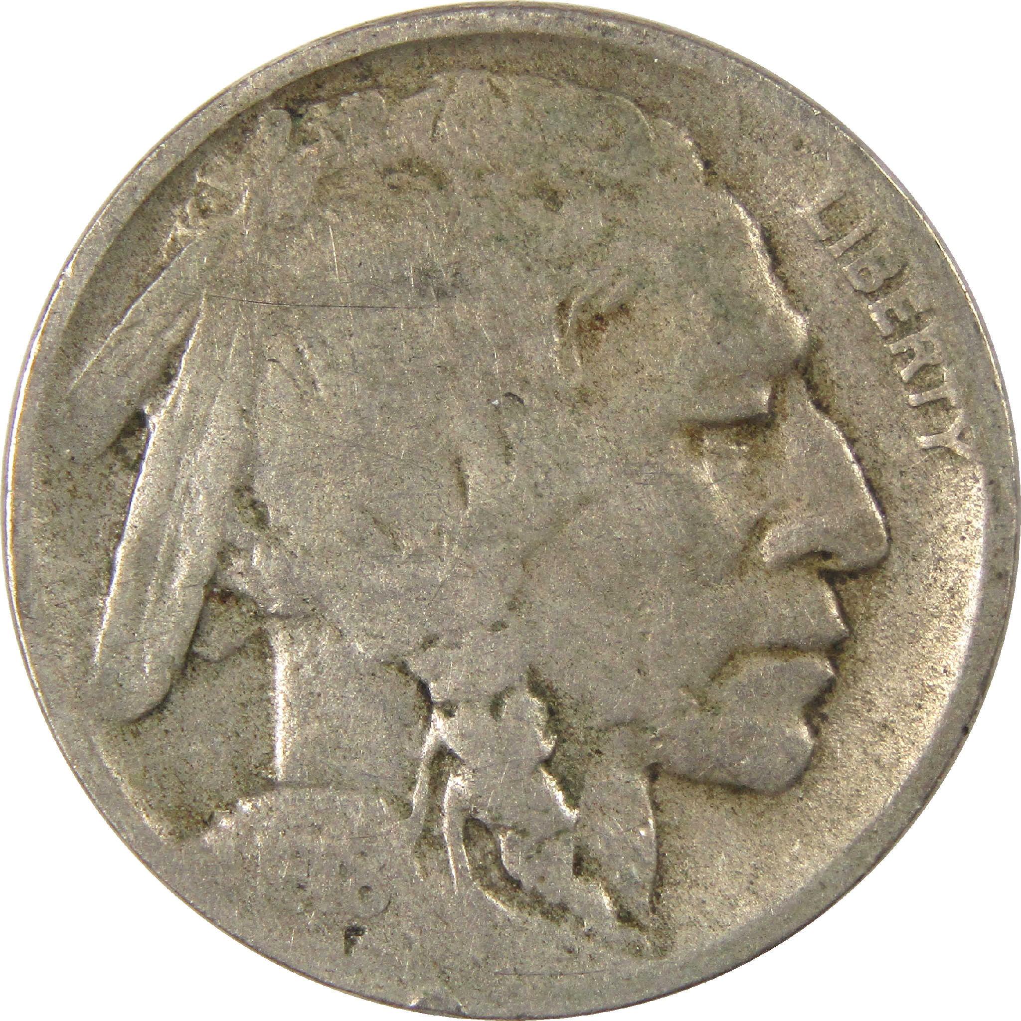 1918 D Indian Head Buffalo Nickel VG Very Good 5c Coin SKU:I11523