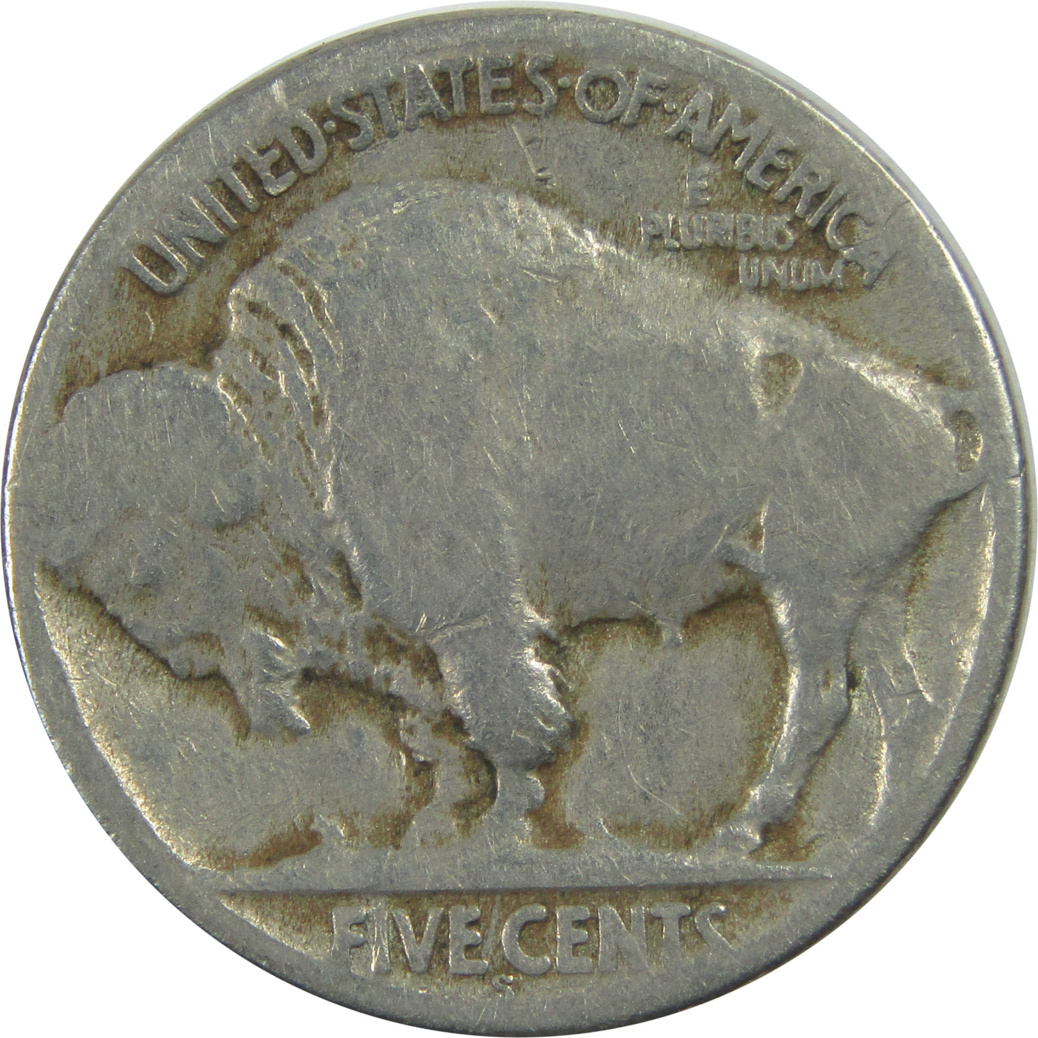 1921 S Indian Head Buffalo Nickel AG About Good 5c Coin SKU:I15495