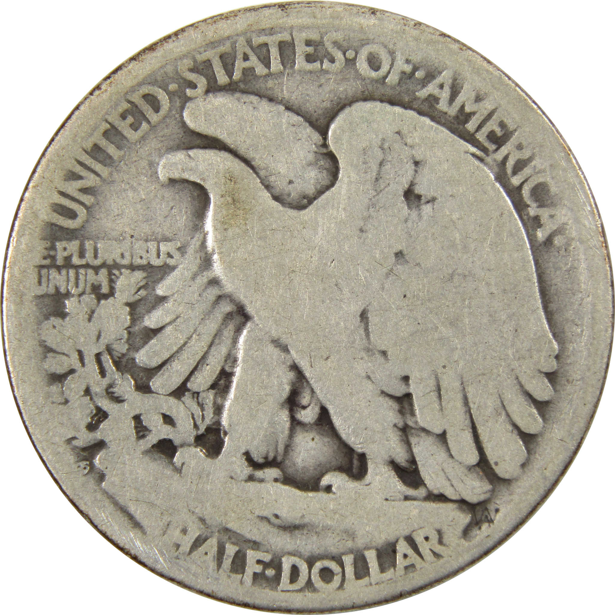 1919 S Liberty Walking Half Dollar AG About Good Silver Coin SKU:I9663