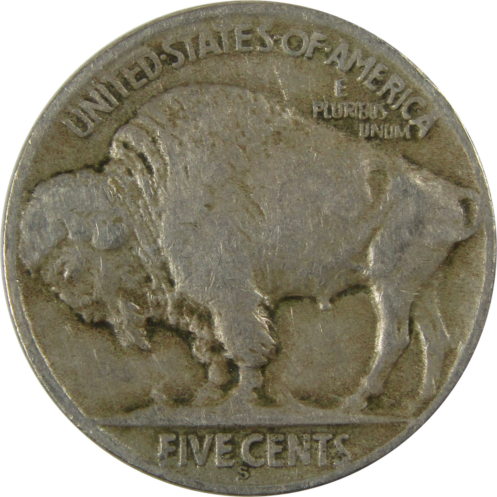 1925 S Indian Head Buffalo Nickel VF Very Fine 5c Coin SKU:I27456