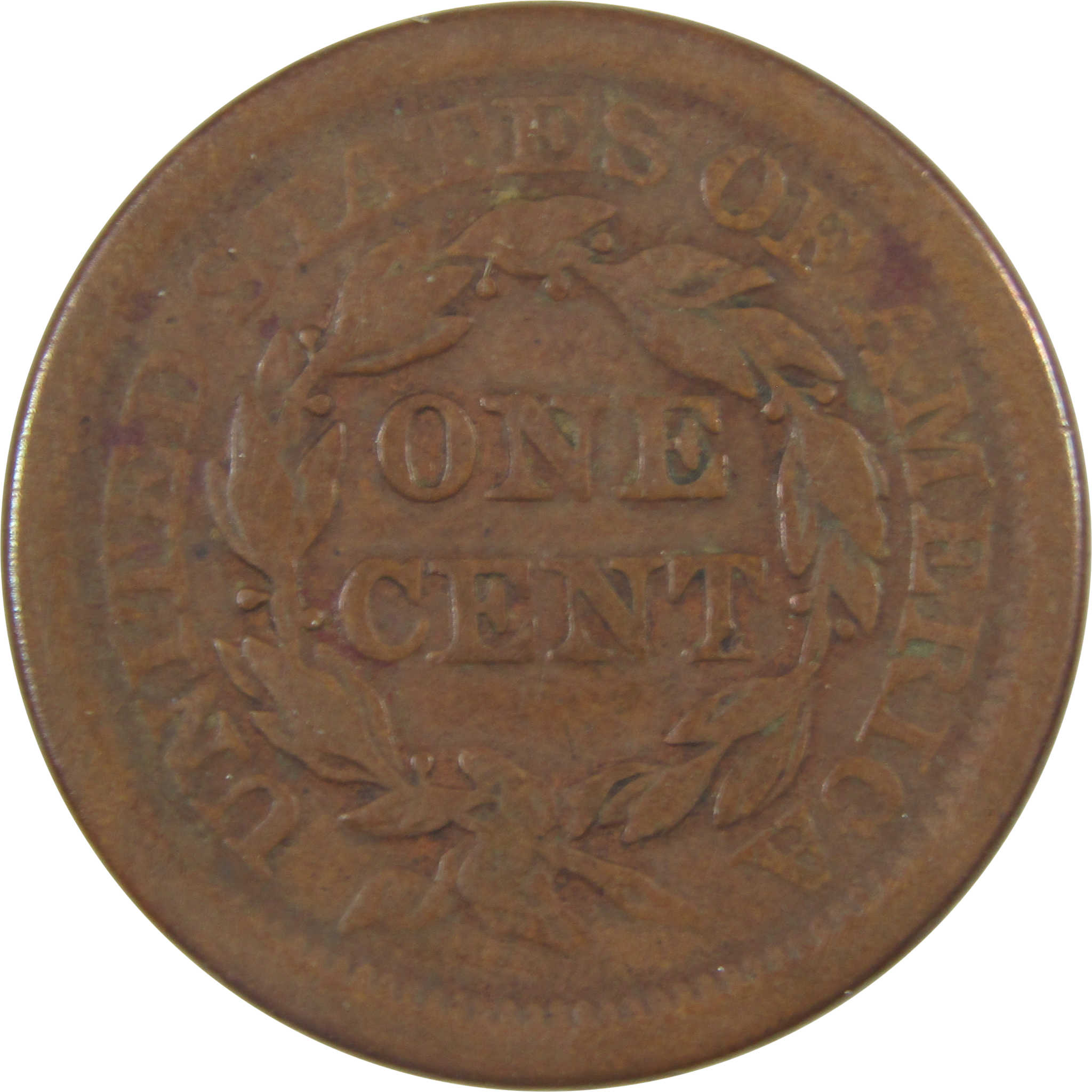 1853 Braided Hair Large Cent VF Very Fine Copper Penny SKU:CPC0943