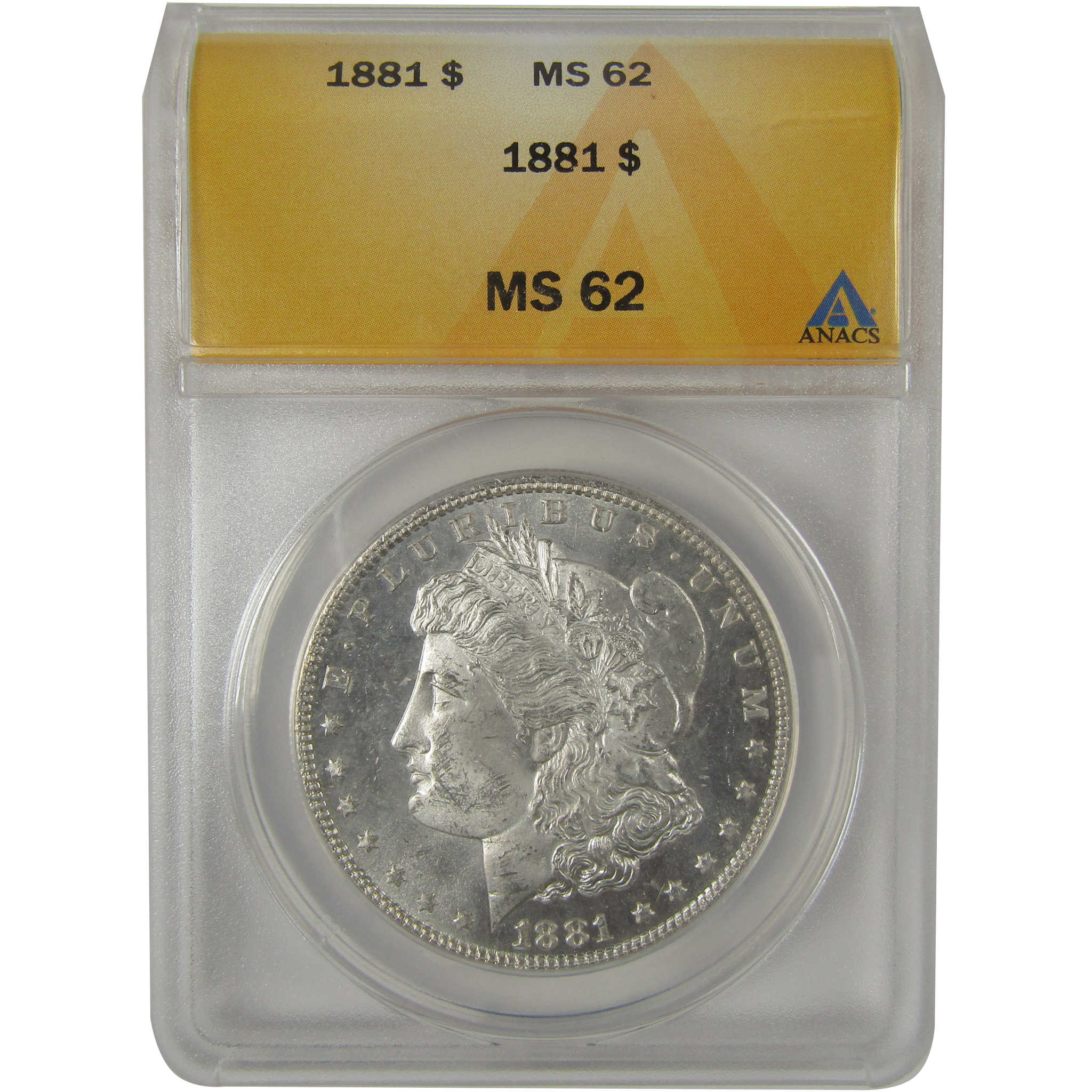 1881 Morgan Dollar MS 62 ANACS Silver Uncirculated $1 Coin SKU:I23161 - Morgan coin - Morgan silver dollar - Morgan silver dollar for sale - Profile Coins &amp; Collectibles