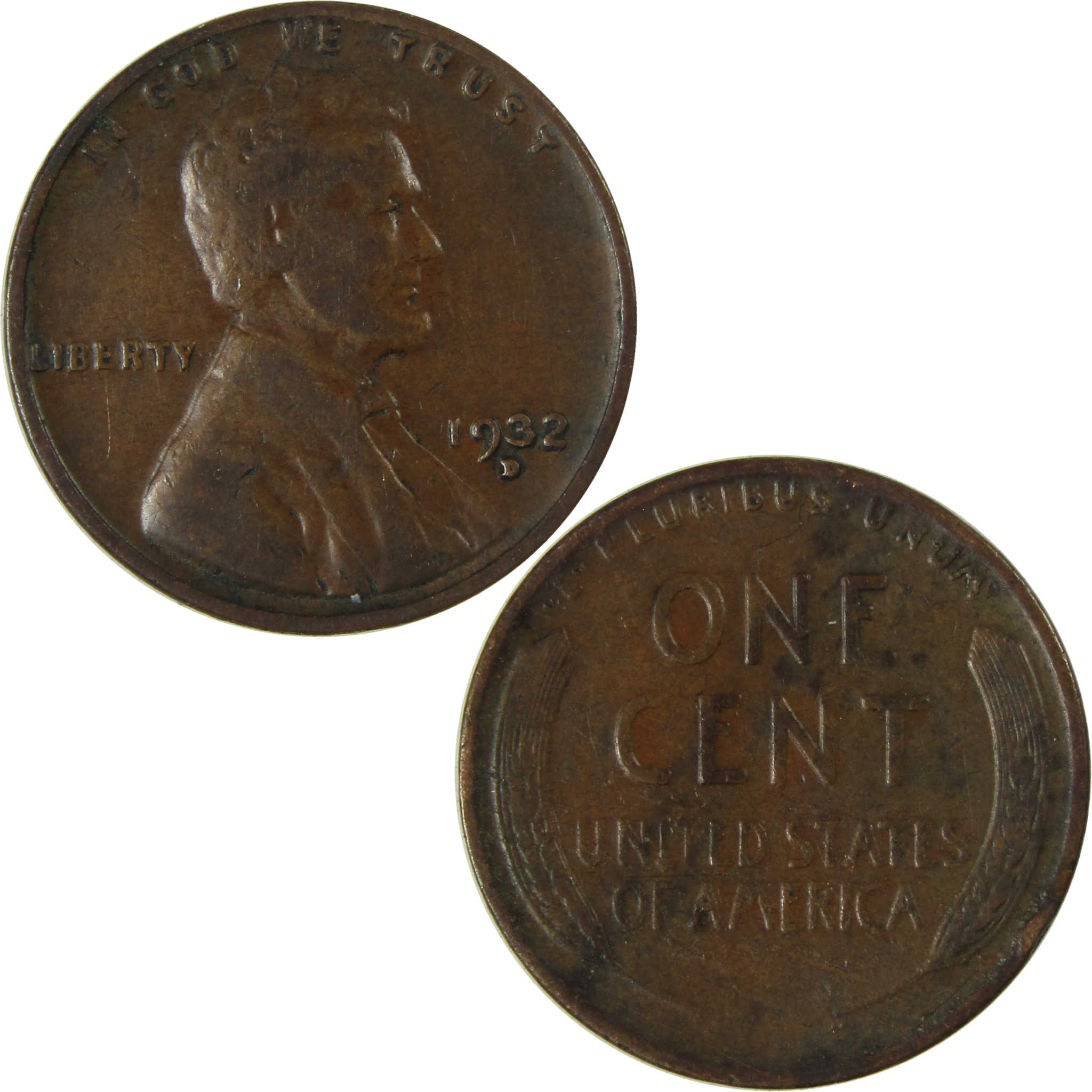 1932 D Lincoln Wheat Cent VG Very Good Penny 1c Coin SKU:I26775