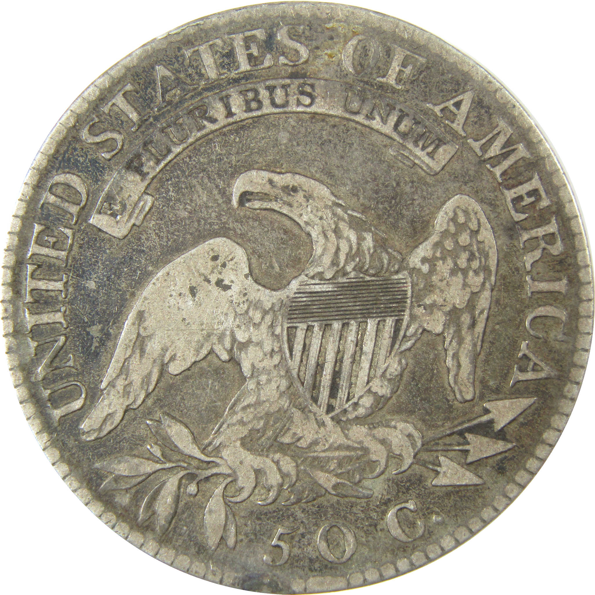 1819 Small 9 Capped Bust Silver Half Dollar VG Very Good SKU:CP1493