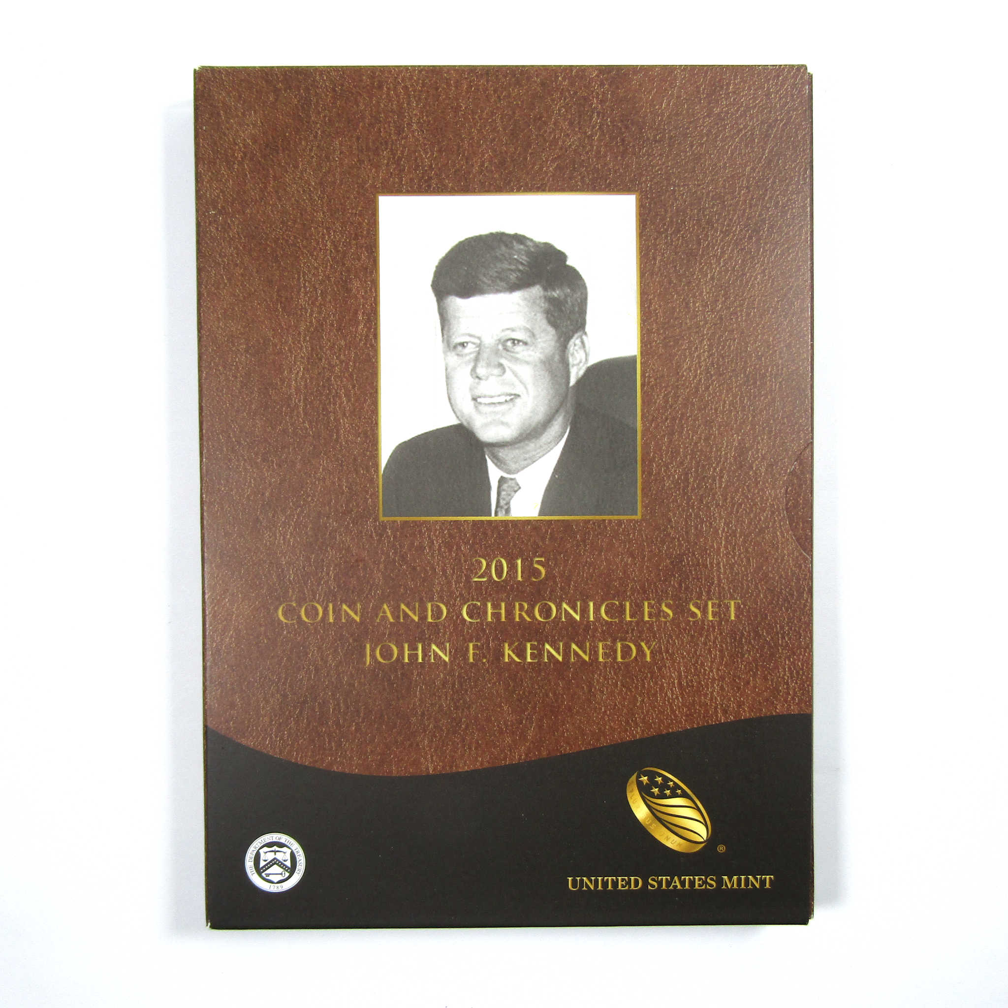 2015 John F Kennedy Coin and Chronicles Set OGP COA SKU:CPC3917