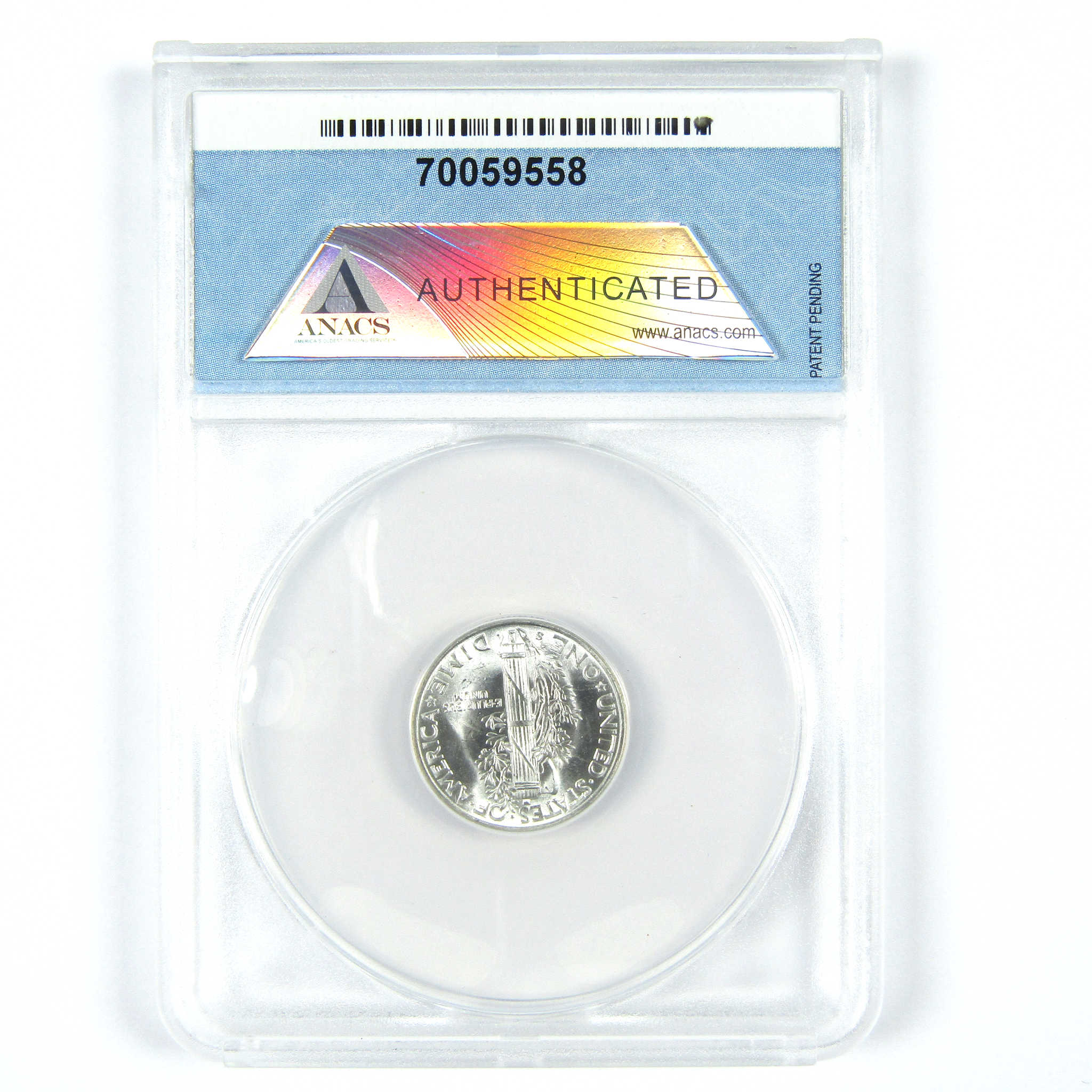 1945 S Mercury Dime MS 63 ANACS Silver 10c Uncirculated SKU:I15027