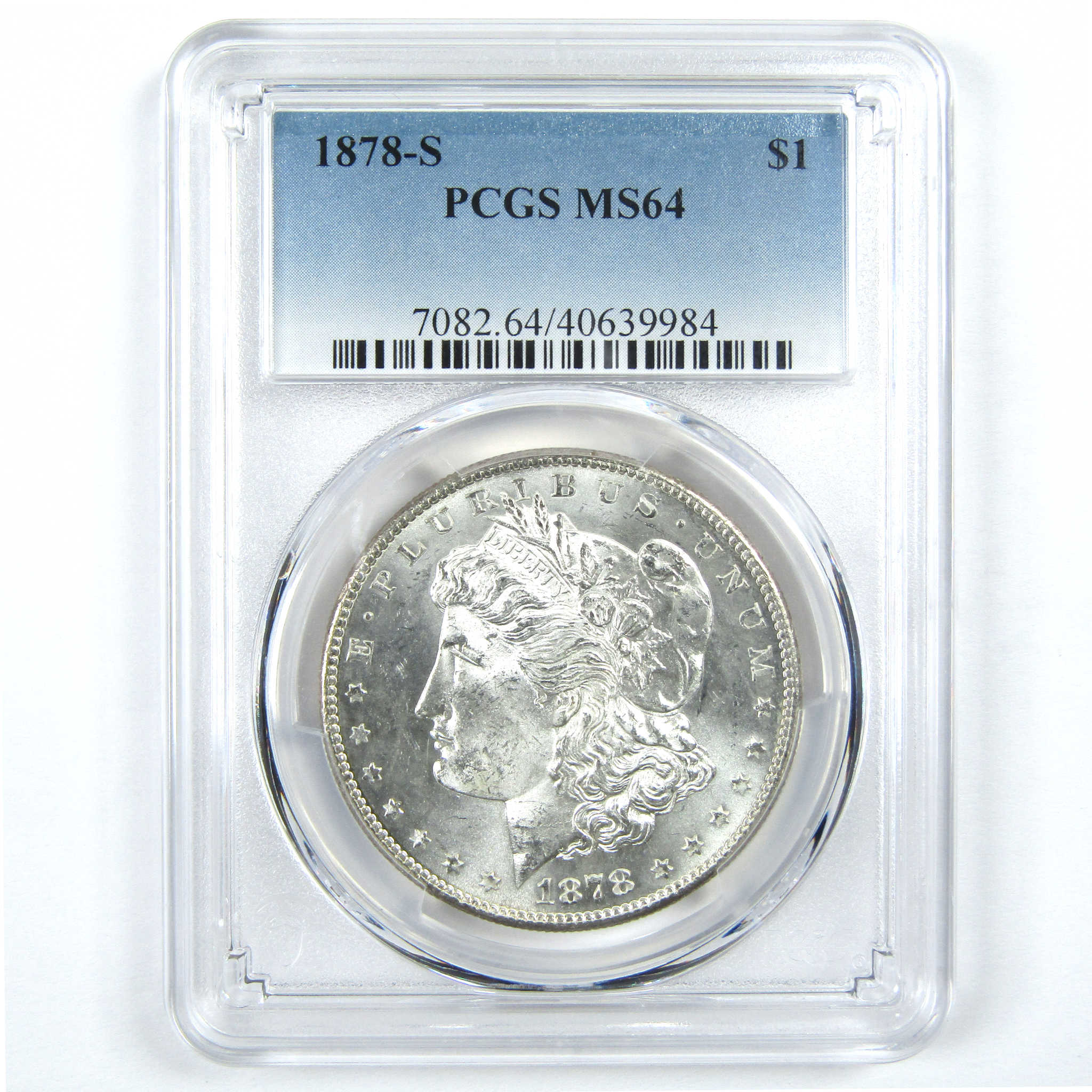 1878 S Morgan Dollar MS 64 PCGS Silver $1 Uncirculated Coin SKU:I13392