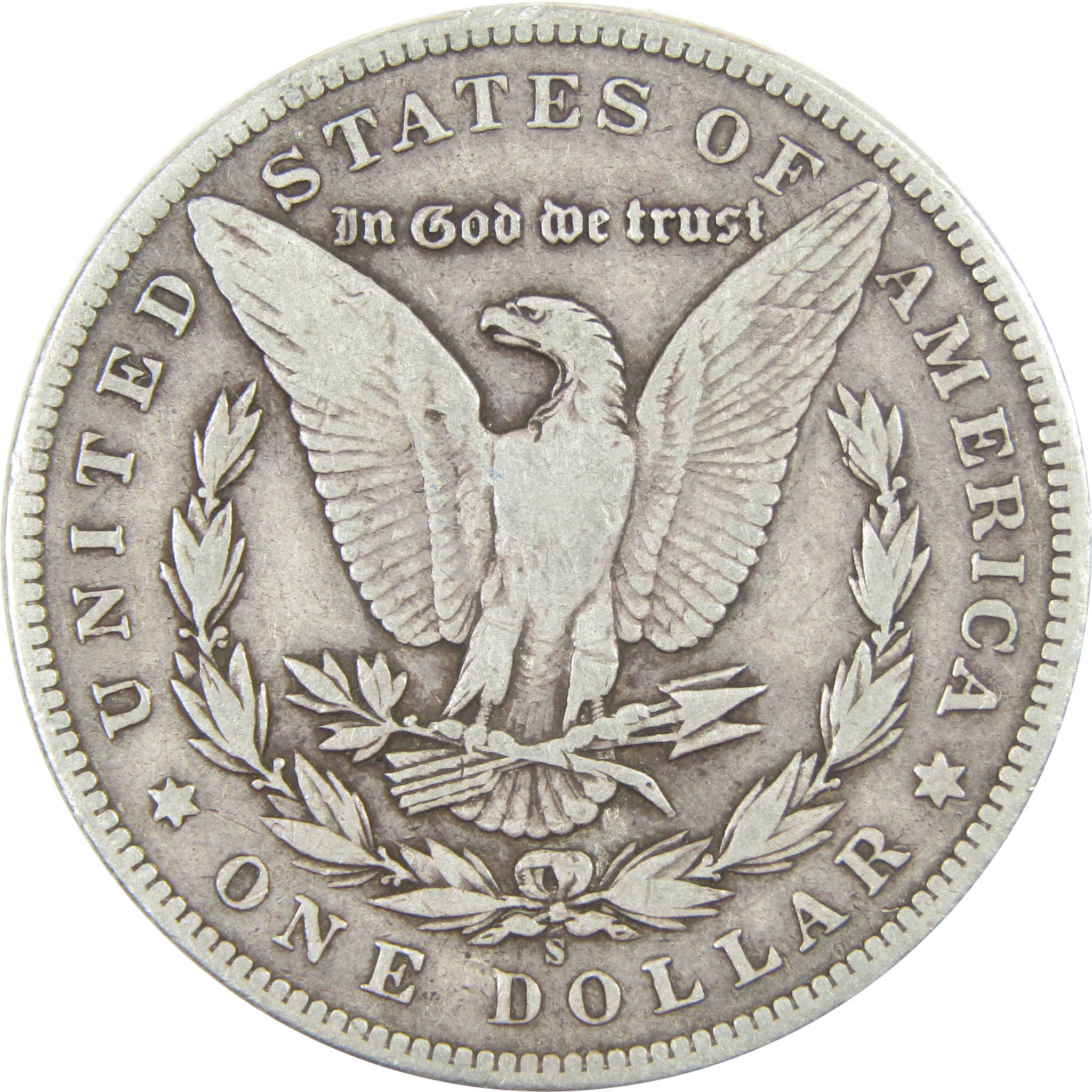 1898 S Morgan Dollar F Fine Details Silver $1 Coin SKU:I14403 - Morgan coin - Morgan silver dollar - Morgan silver dollar for sale - Profile Coins &amp; Collectibles