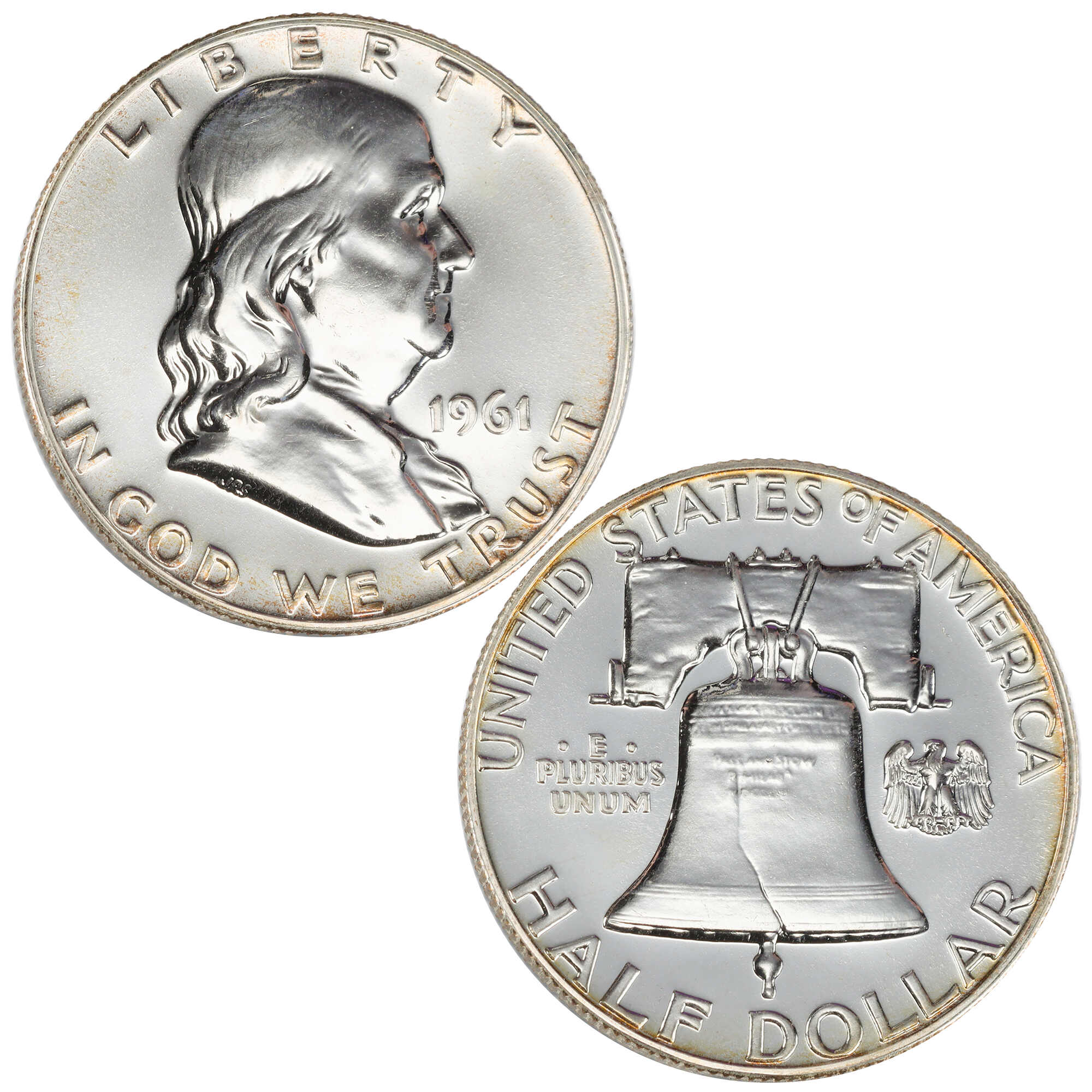 1961 Franklin Half Dollar Silver 50c Proof Coin SKU:I12087