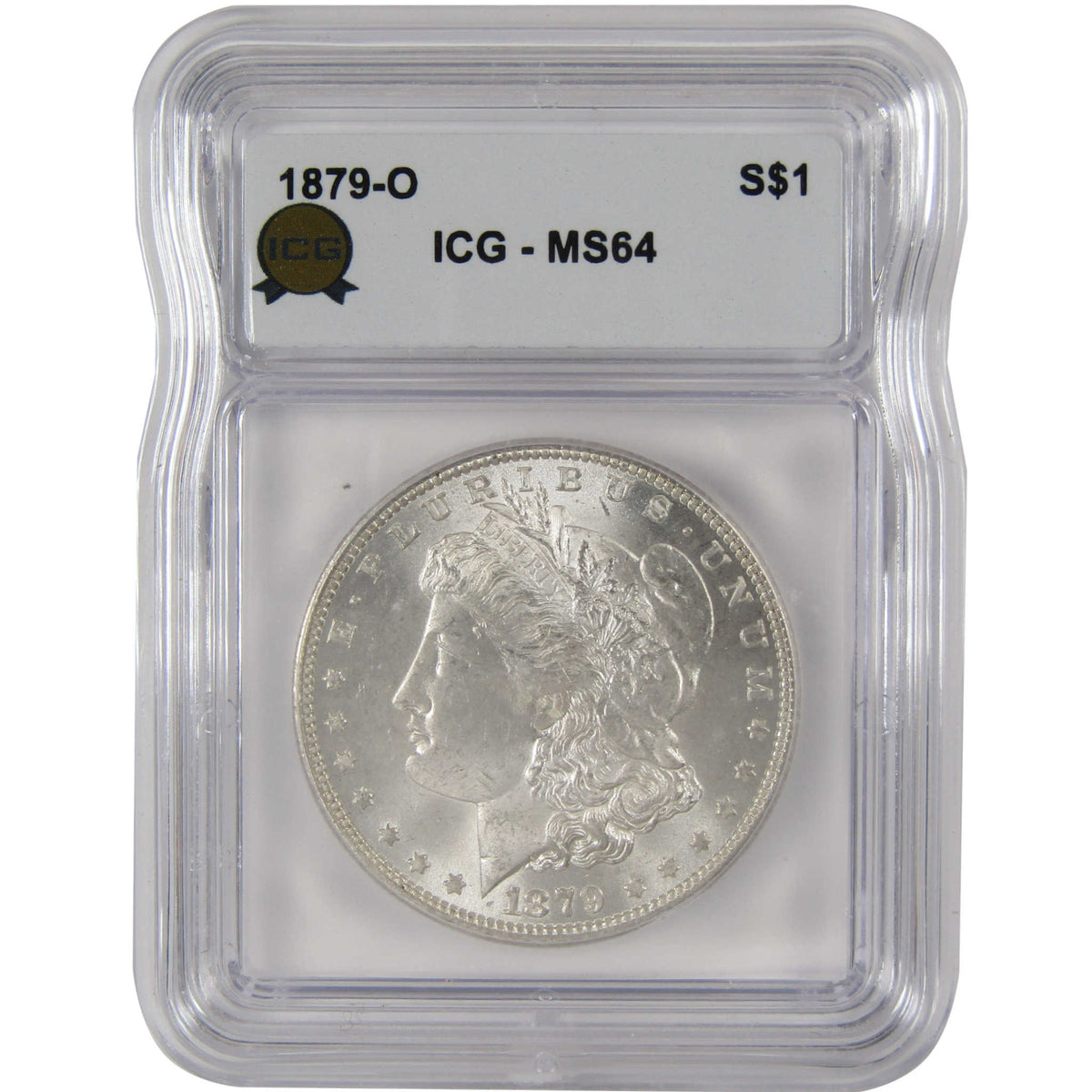 1879 O Morgan Silver Dollar MS 64 ICG Uncirculated $1 Coin SKU:I29171