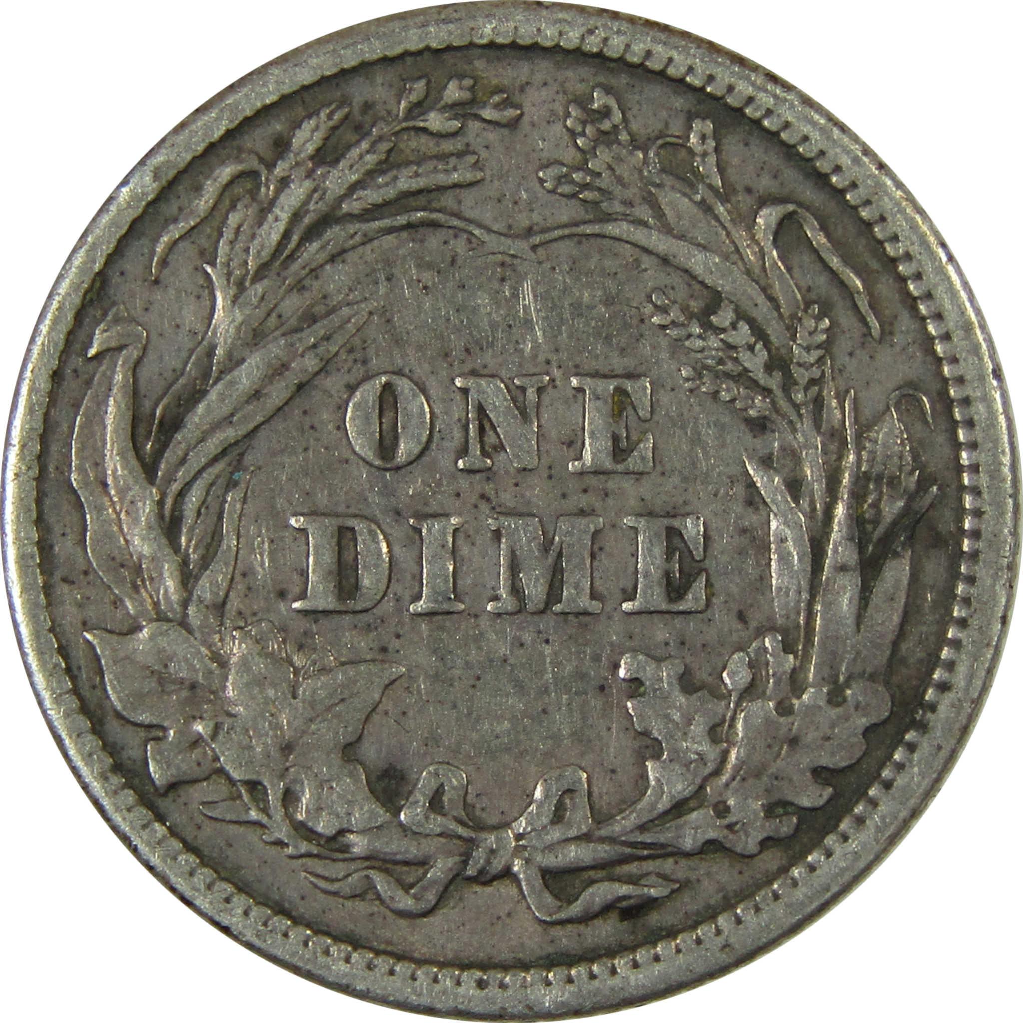 1914 Barber Silver Dime VF Very Fine Details 10c Coin SKU:CP1023