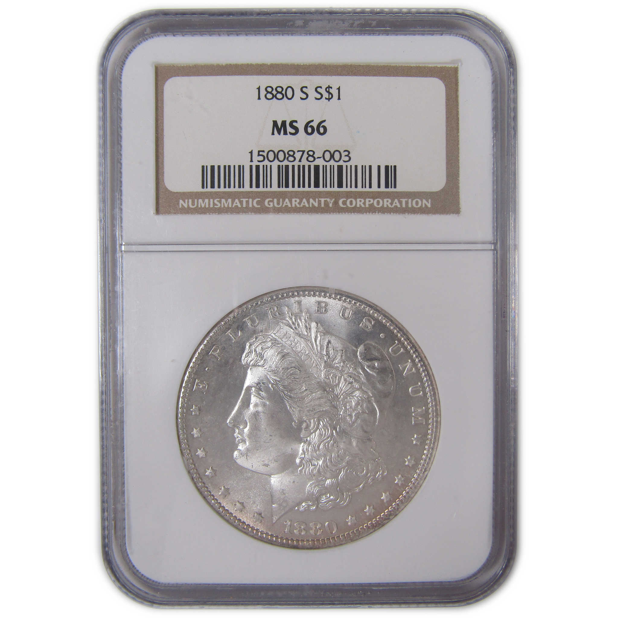 1880 S Morgan Dollar MS 66 NGC Silver Uncirculated $1 Coin SKU:CPC9900 - Morgan coin - Morgan silver dollar - Morgan silver dollar for sale - Profile Coins &amp; Collectibles