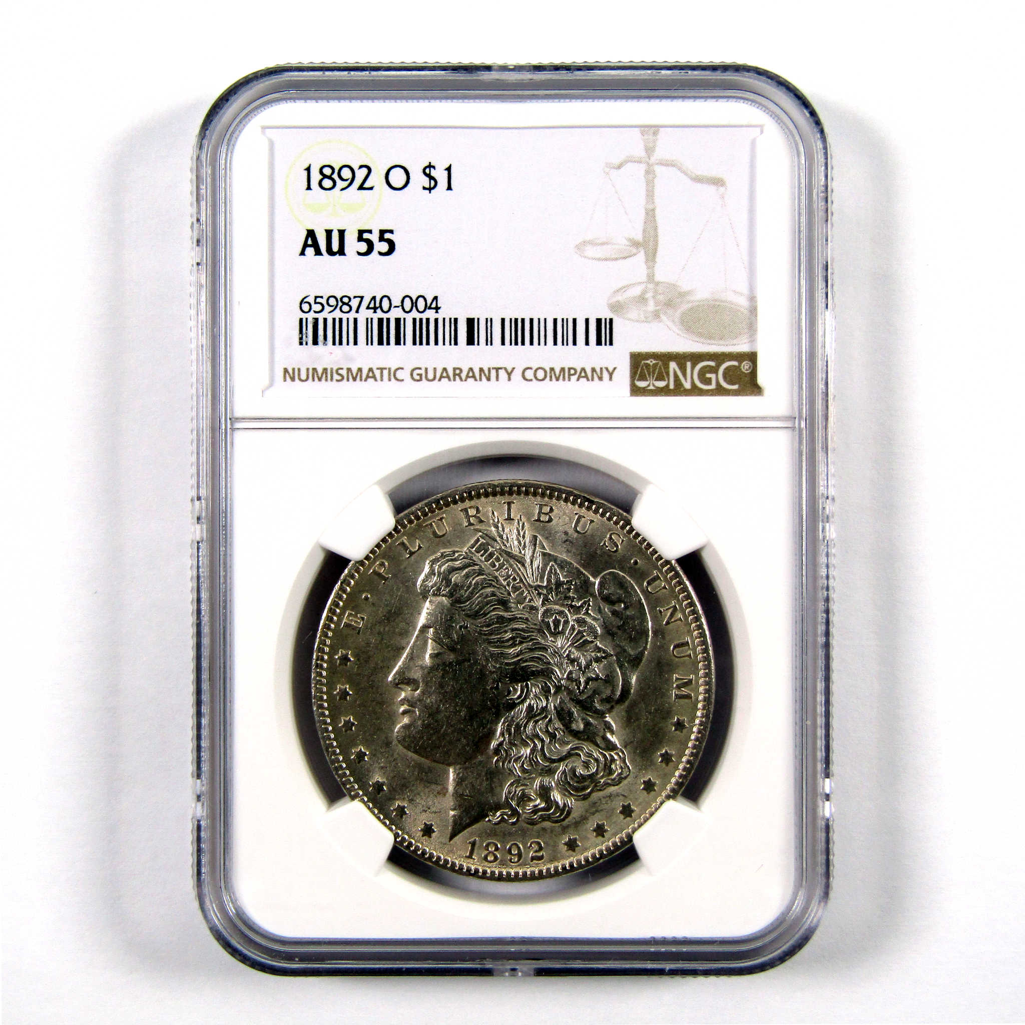 1892 O Morgan Dollar AU 55 NGC 90% Silver $1 Coin SKU:I10454 - Morgan coin - Morgan silver dollar - Morgan silver dollar for sale - Profile Coins &amp; Collectibles