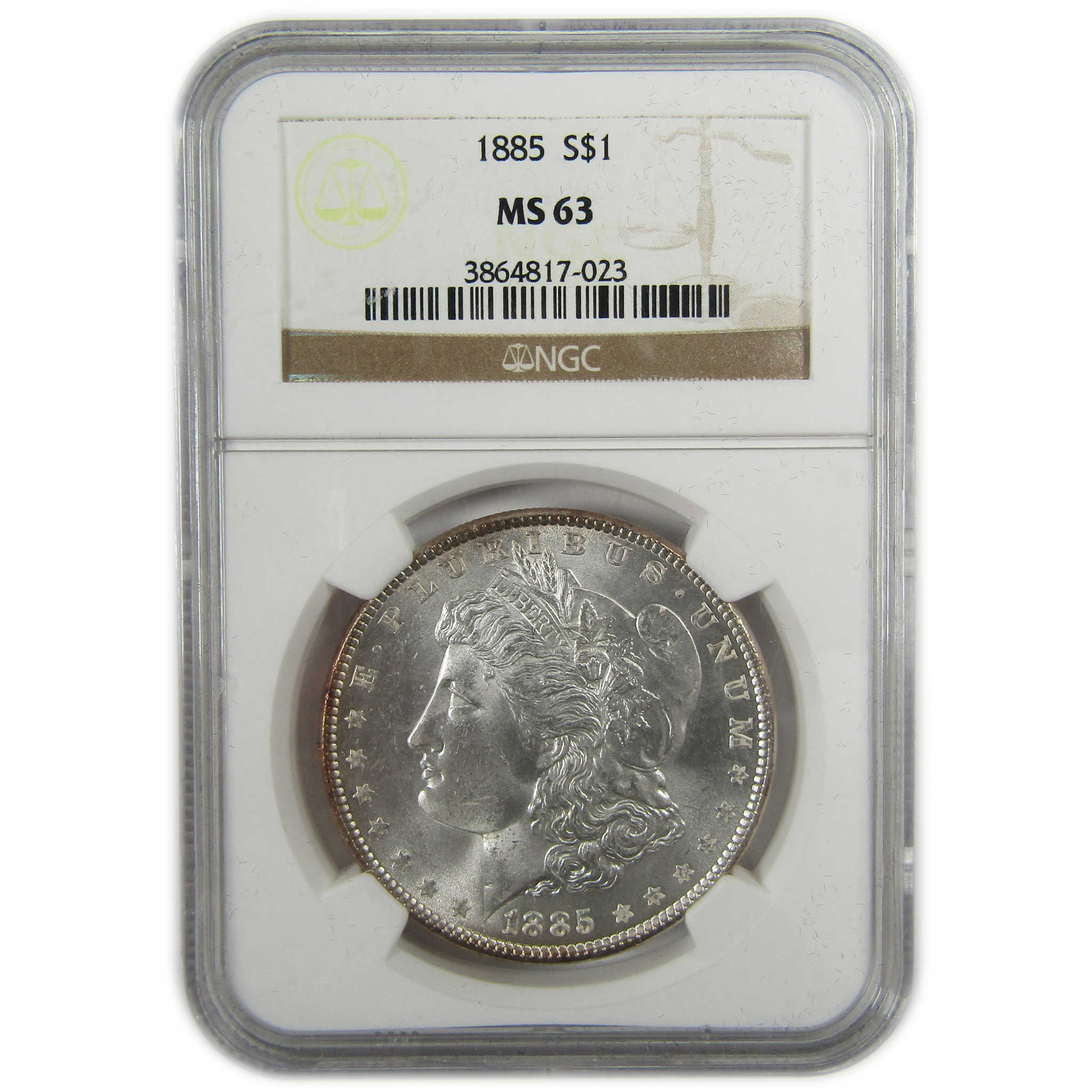 1885 Morgan Silver Dollar MS 63 NGC Uncirculated $1 Coin SKU:CP370 - Morgan coin - Morgan silver dollar - Morgan silver dollar for sale - Profile Coins &amp; Collectibles