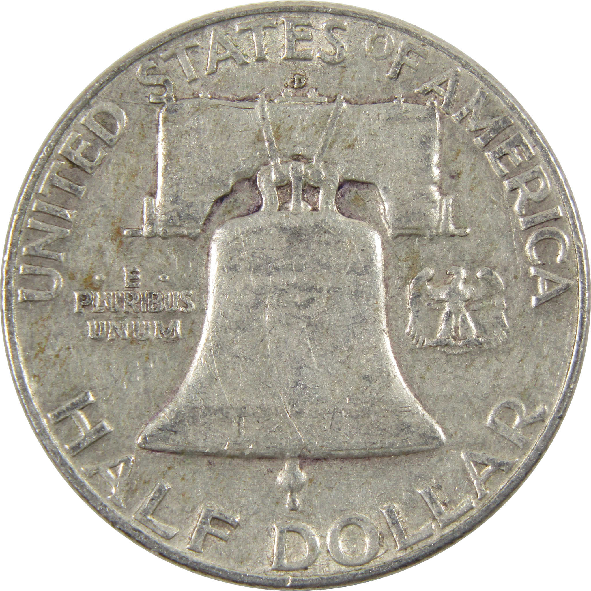 1960 D Franklin Half Dollar G Good 90% Silver 50c Coin