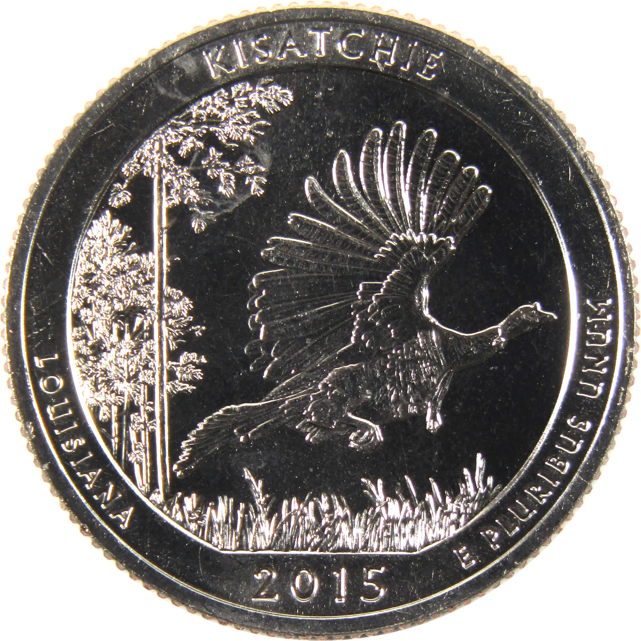 2015 S Kisatchie NF National Park Quarter BU Uncirculated Clad Coin