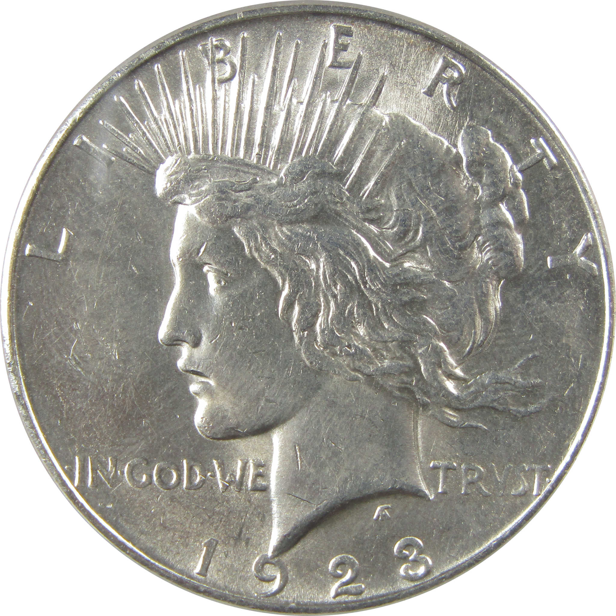 1923 S Peace Dollar MS 61 ANACS Silver Uncirculated $1 Coin SKU:I22176