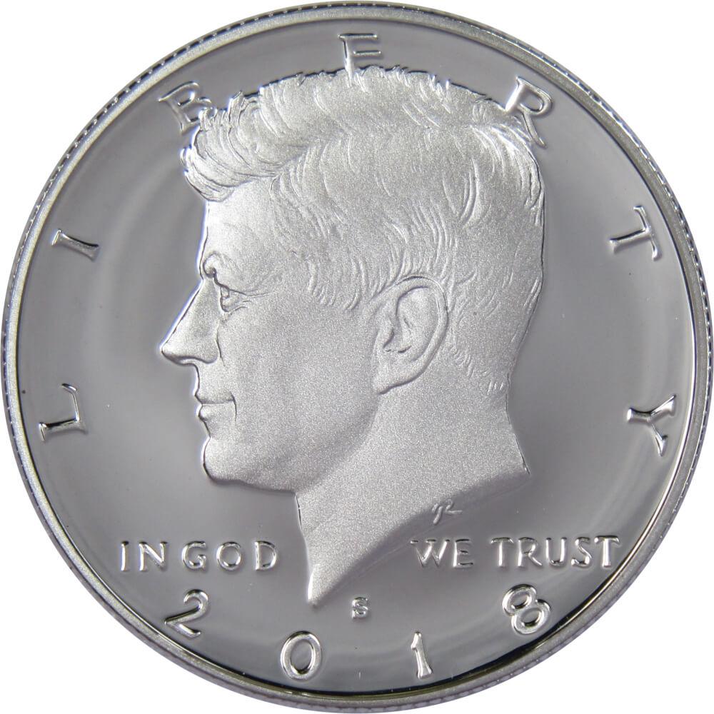 2018 S Kennedy Half Dollar Choice Proof 90% Silver 50c US Coin Collectible
