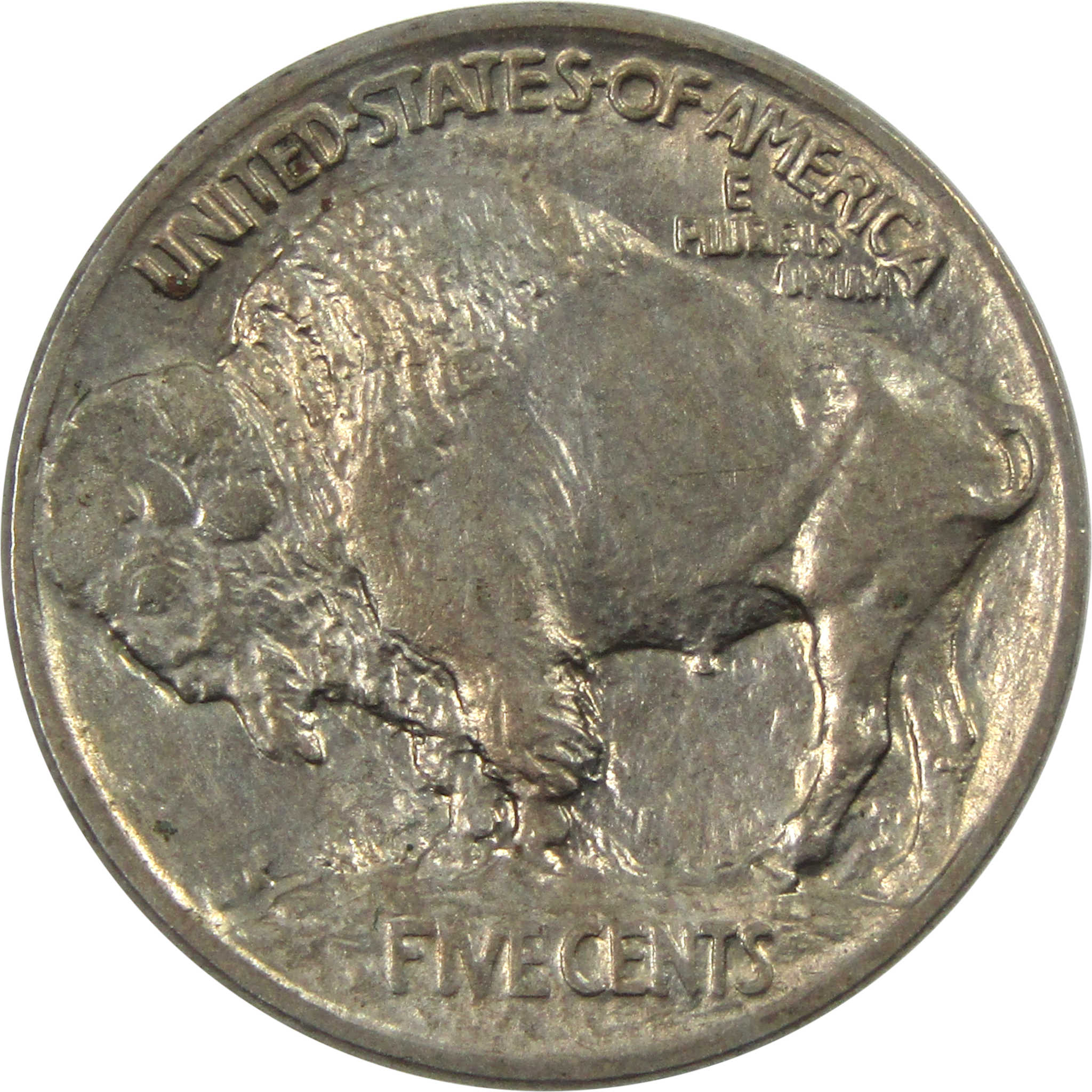 1913 Type 1 Buffalo Nickel AU About Uncirculated 5c Coin SKU:I13837