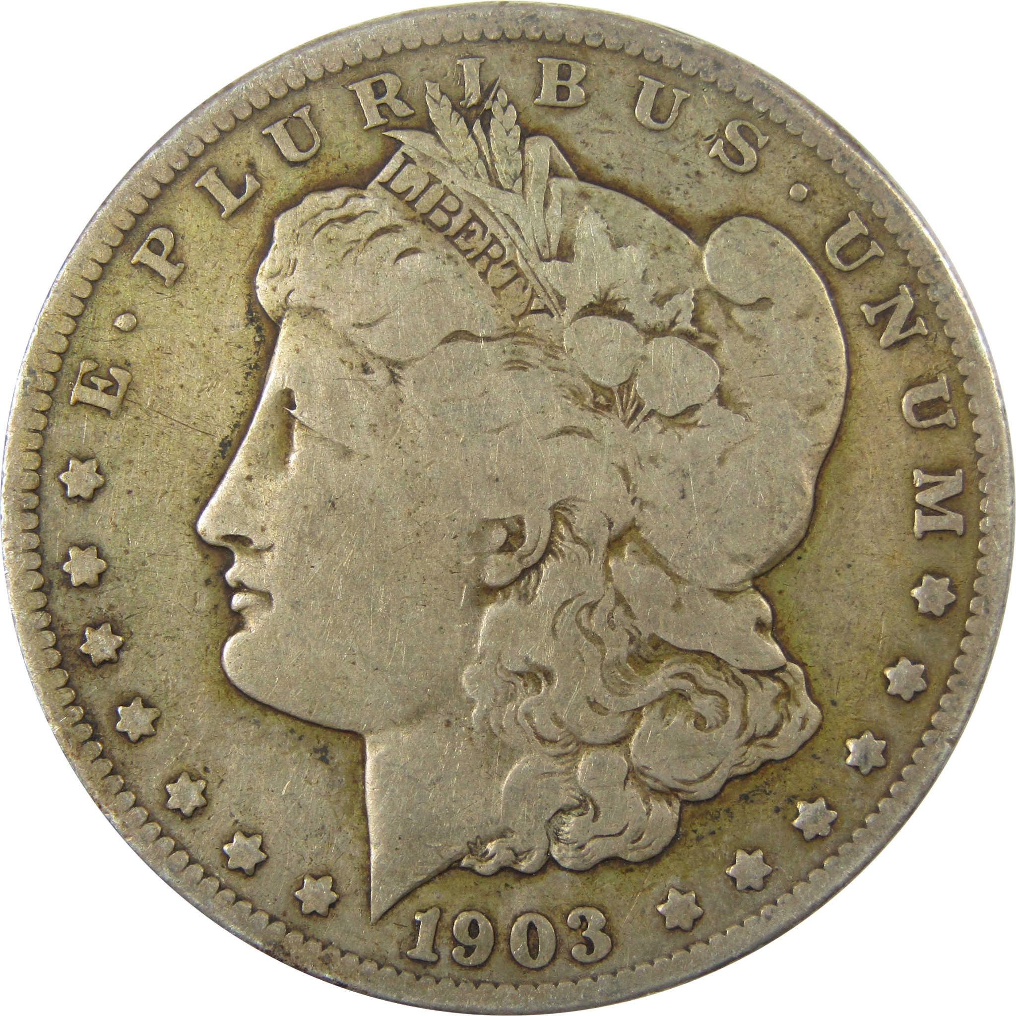 1903 S Morgan Silver Dollar VG Very Good Details $1 Coin SKU:I25362 - Morgan coin - Morgan silver dollar - Morgan silver dollar for sale - Profile Coins &amp; Collectibles