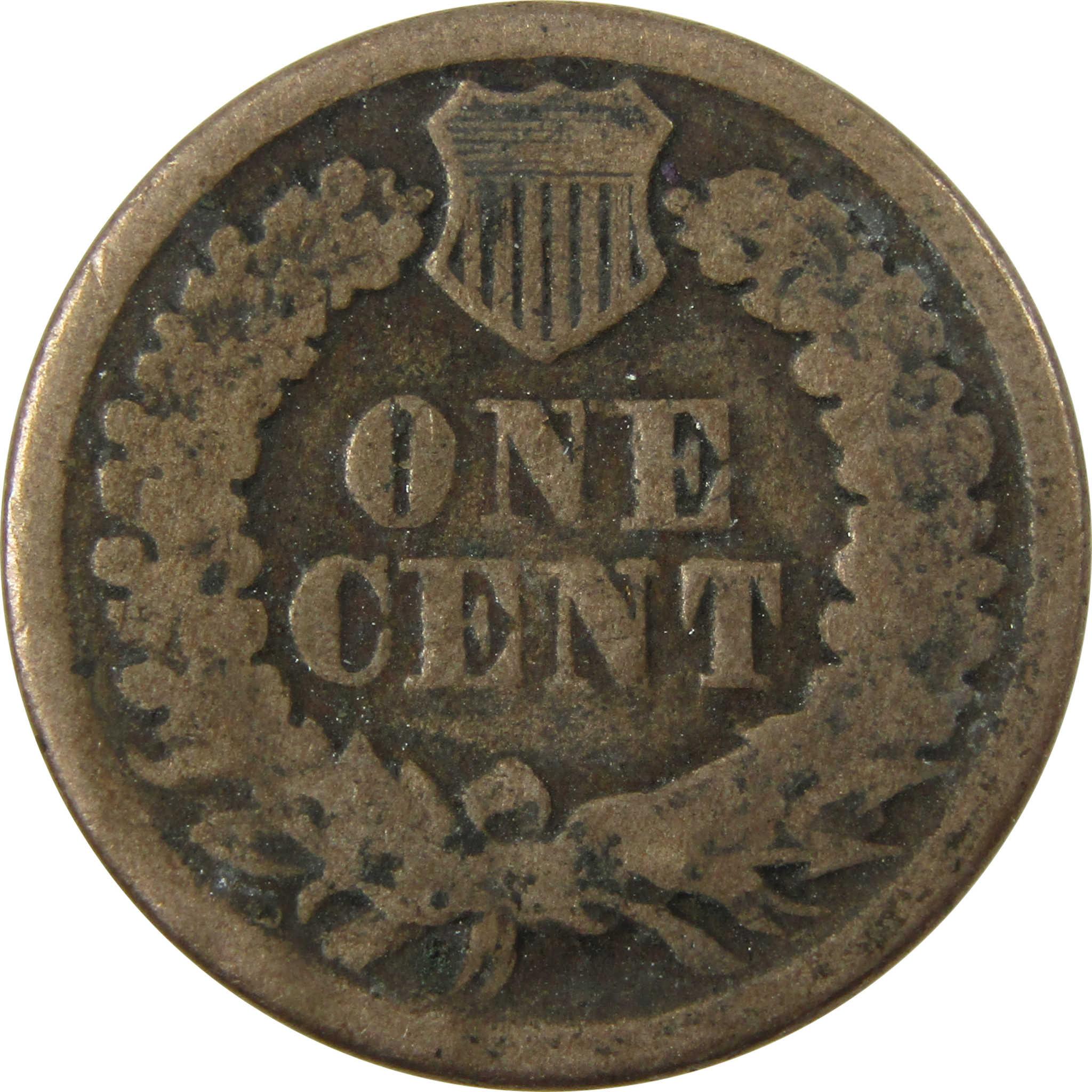 1863 Indian Head Cent G Good Penny 1c Coin SKU:CP1301