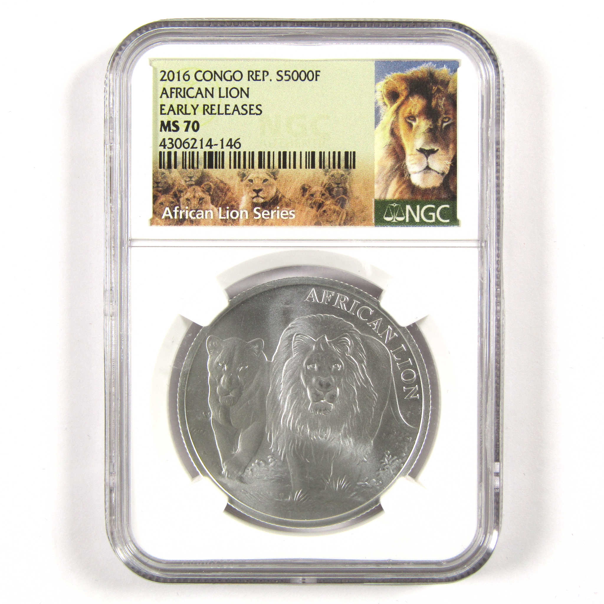 2016 African Lion 3 Piece Set PF 70/MS 70 UCAM NGC 3 oz SKU:CPC6142