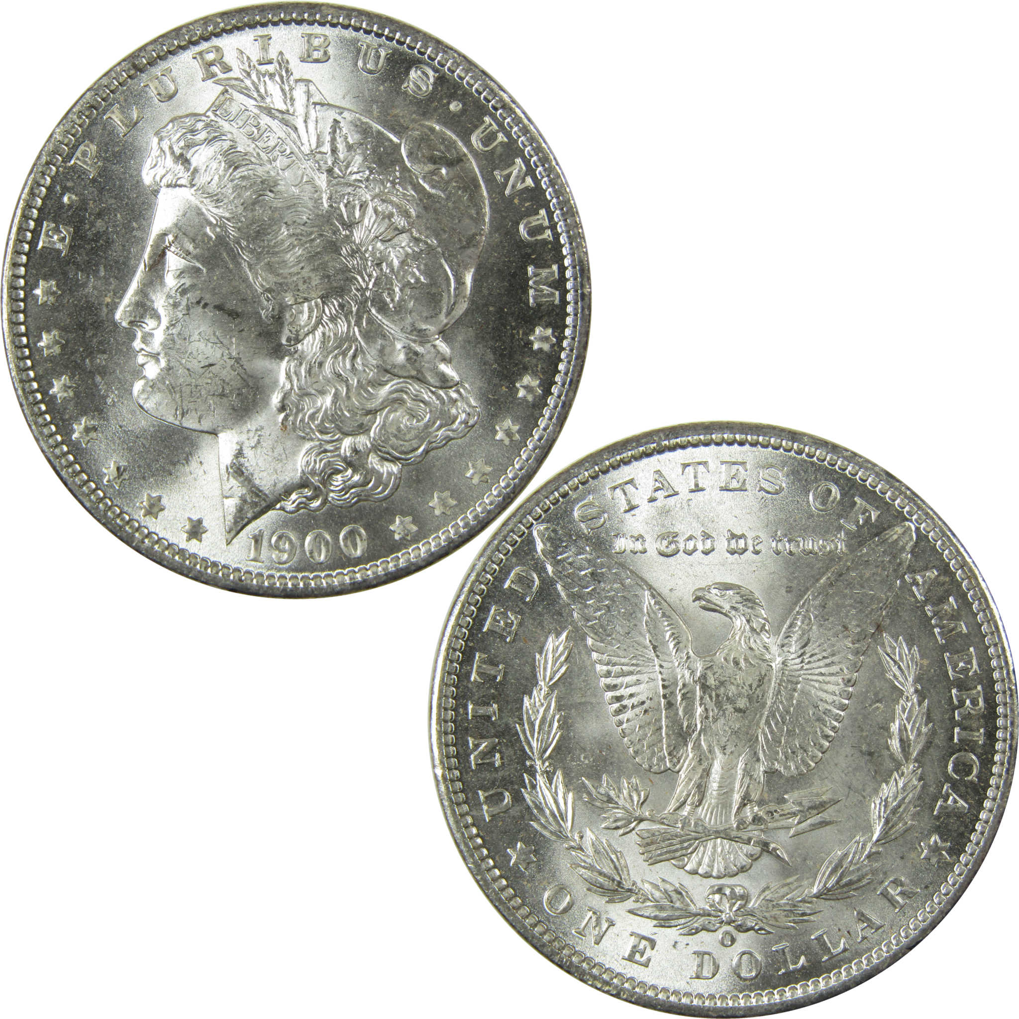 1900 O Morgan Silver Dollar Uncirculated Mint State $1 Coin SKU:I27746