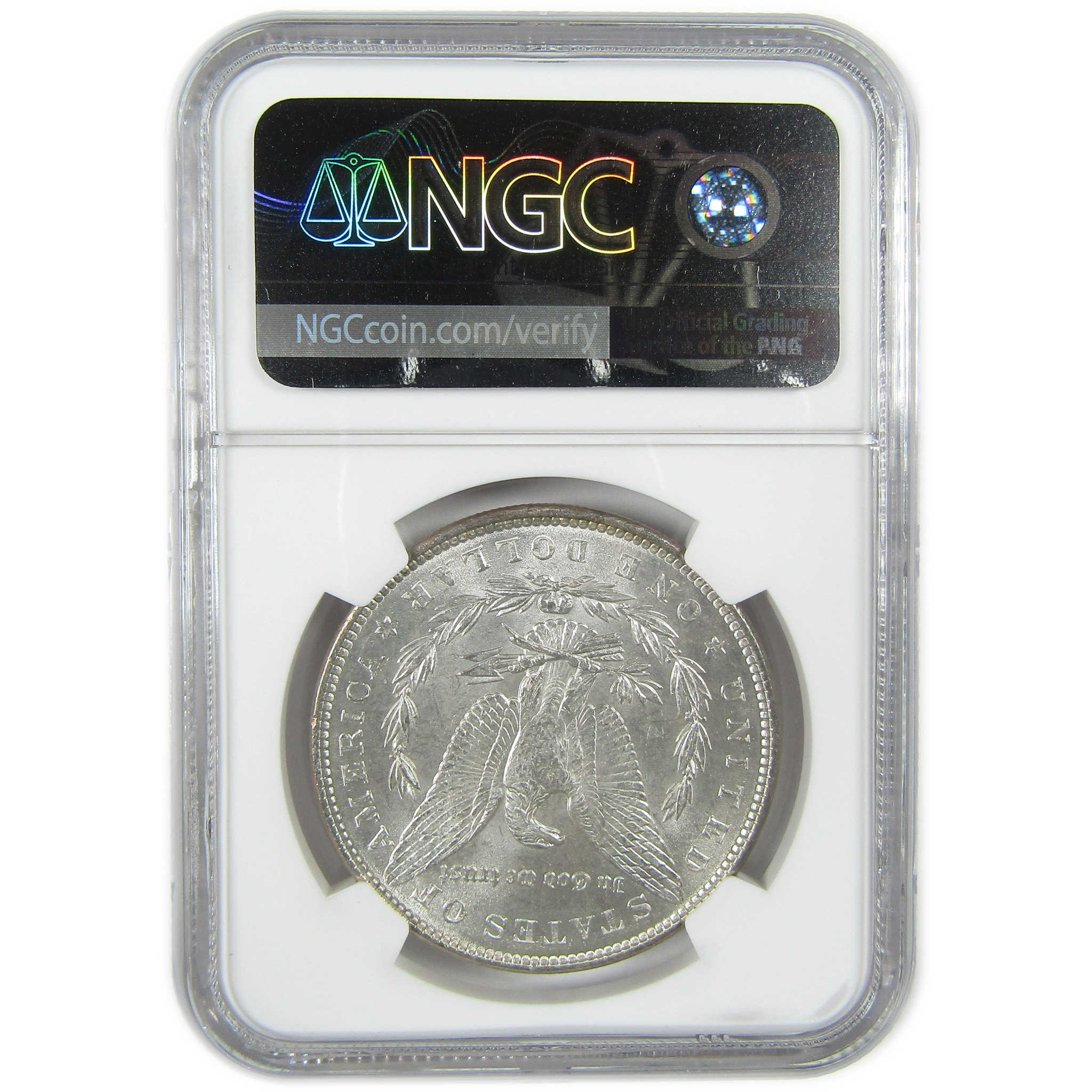 1886 Morgan Silver Dollar MS 63 NGC Uncirculated $1 Coin SKU:I27567