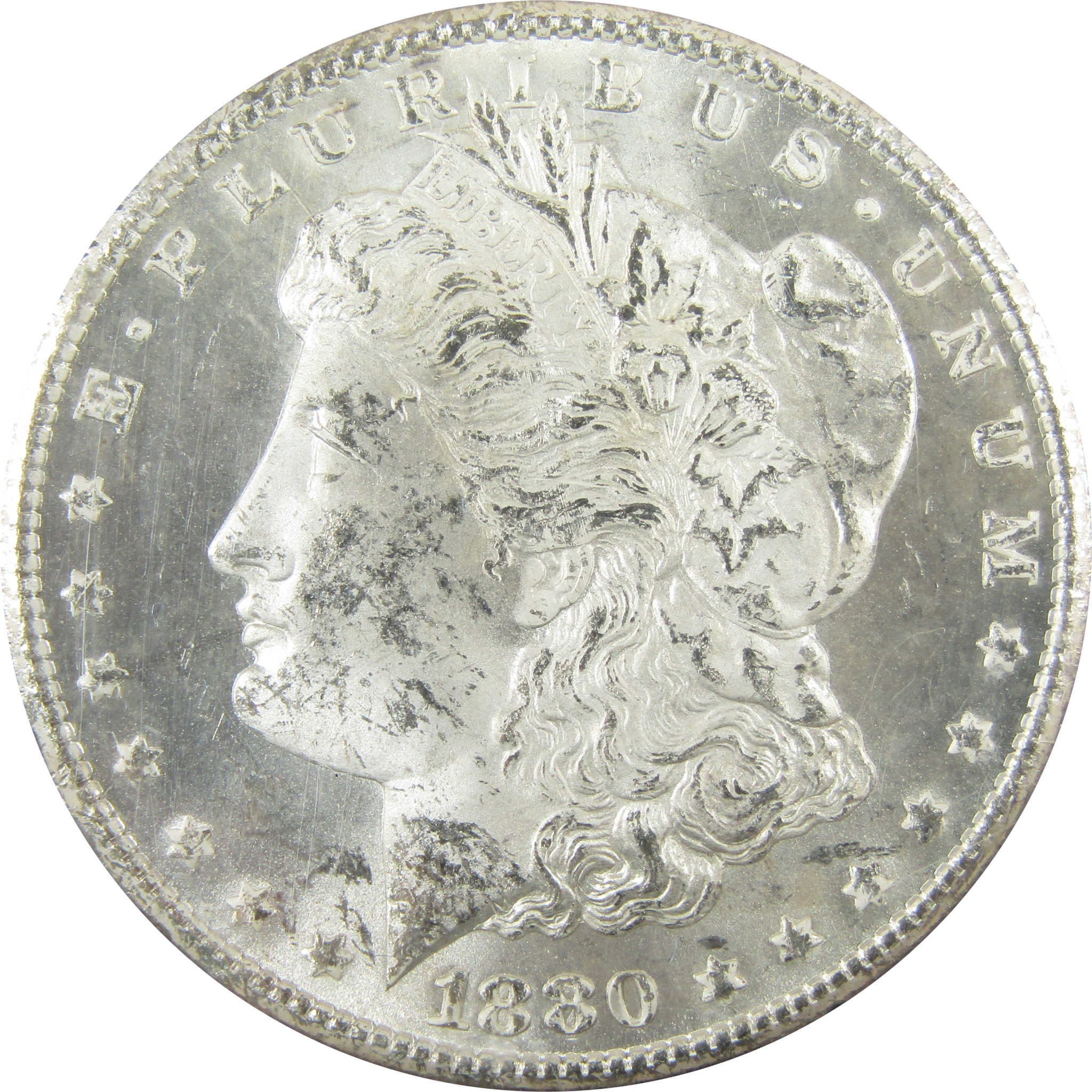 1880 CC GSA VAM-6 8/7 Top 100 Morgan Silver $1 MS 62 NGC OGP SKU:CP916