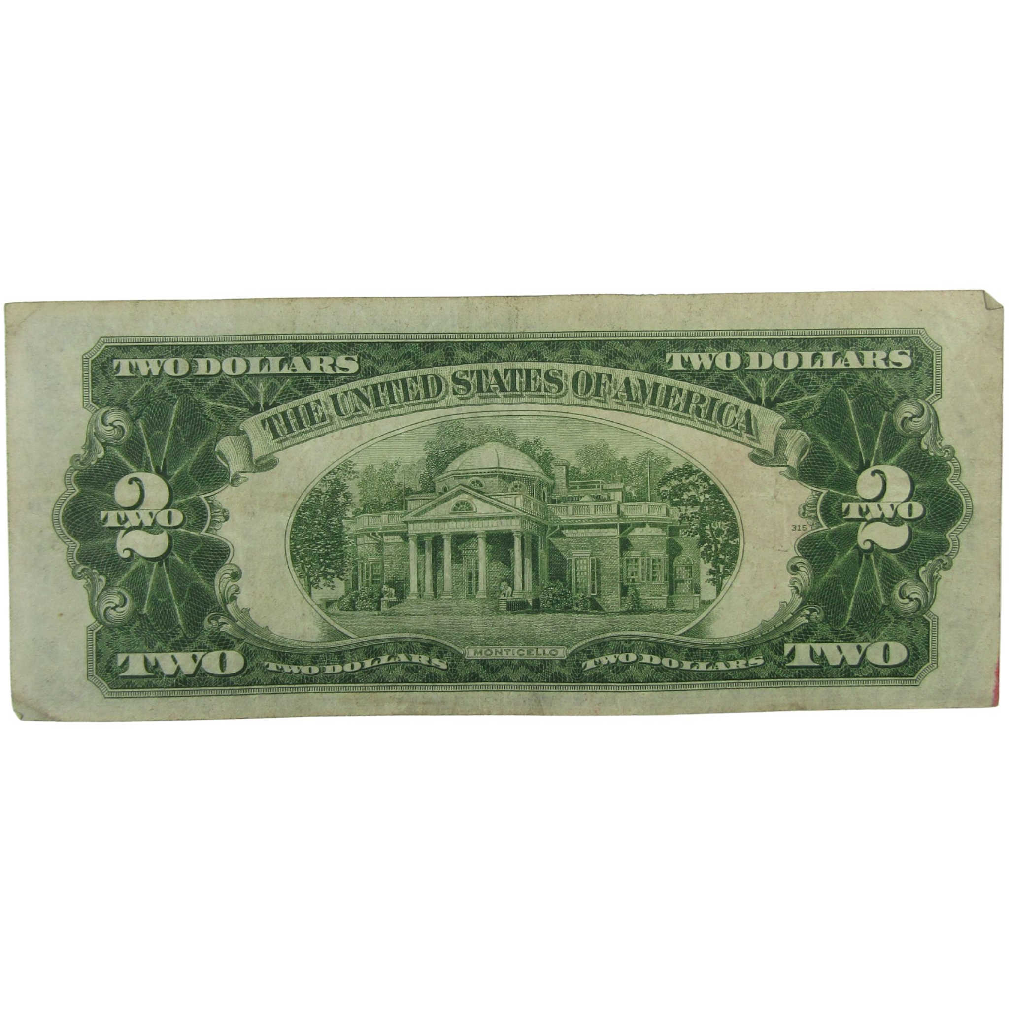 1928 D $2 Small Size Legal Tender Note F Fine Currency SKU:I27823