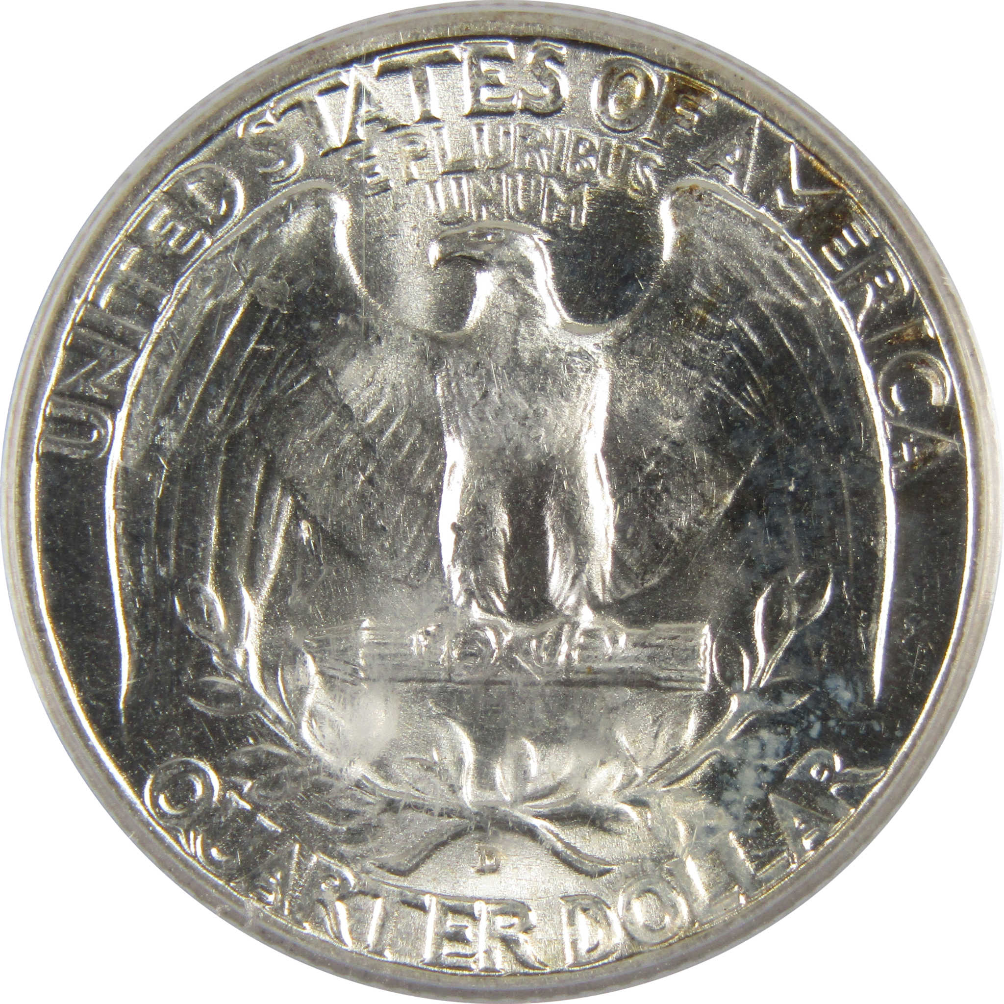 1934 D Heavy Motto Washington Quarter MS 64 PCGS 90% Silver SKU:I8674