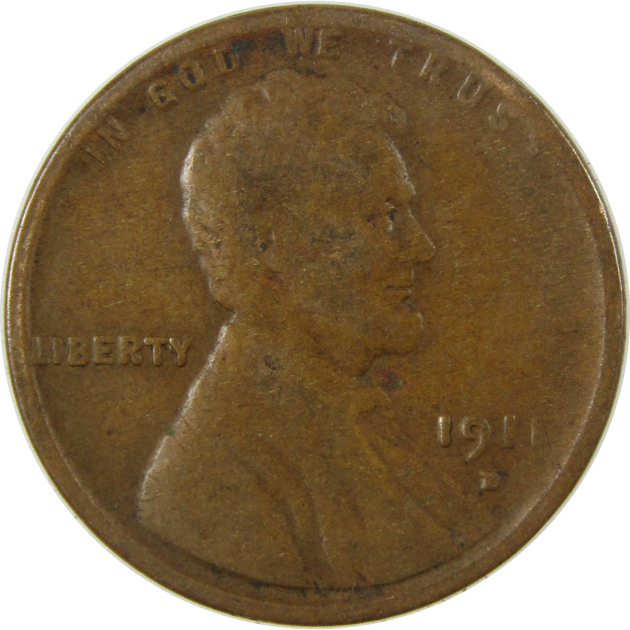 1911 D Lincoln Wheat Cent G Good Details Penny 1c Coin SKU:I26859
