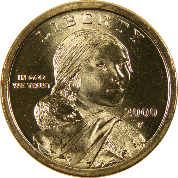 2000 P Sacagawea Native American Dollar BU Uncirculated $1 Coin