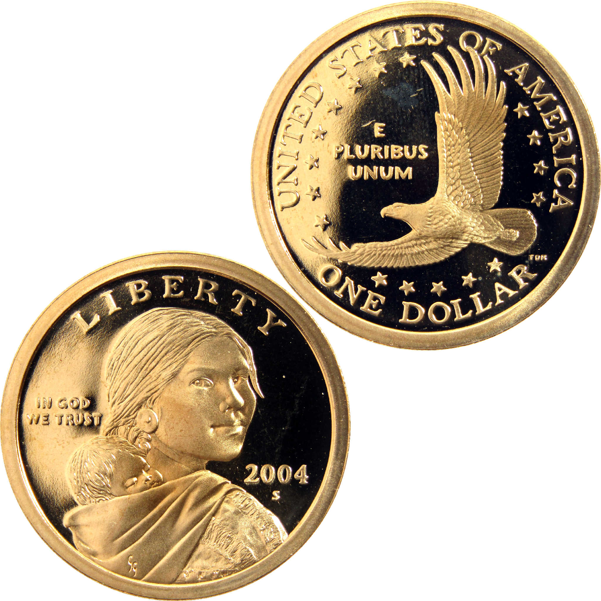 2004 S Sacagawea Native American Dollar Choice Proof $1 Coin