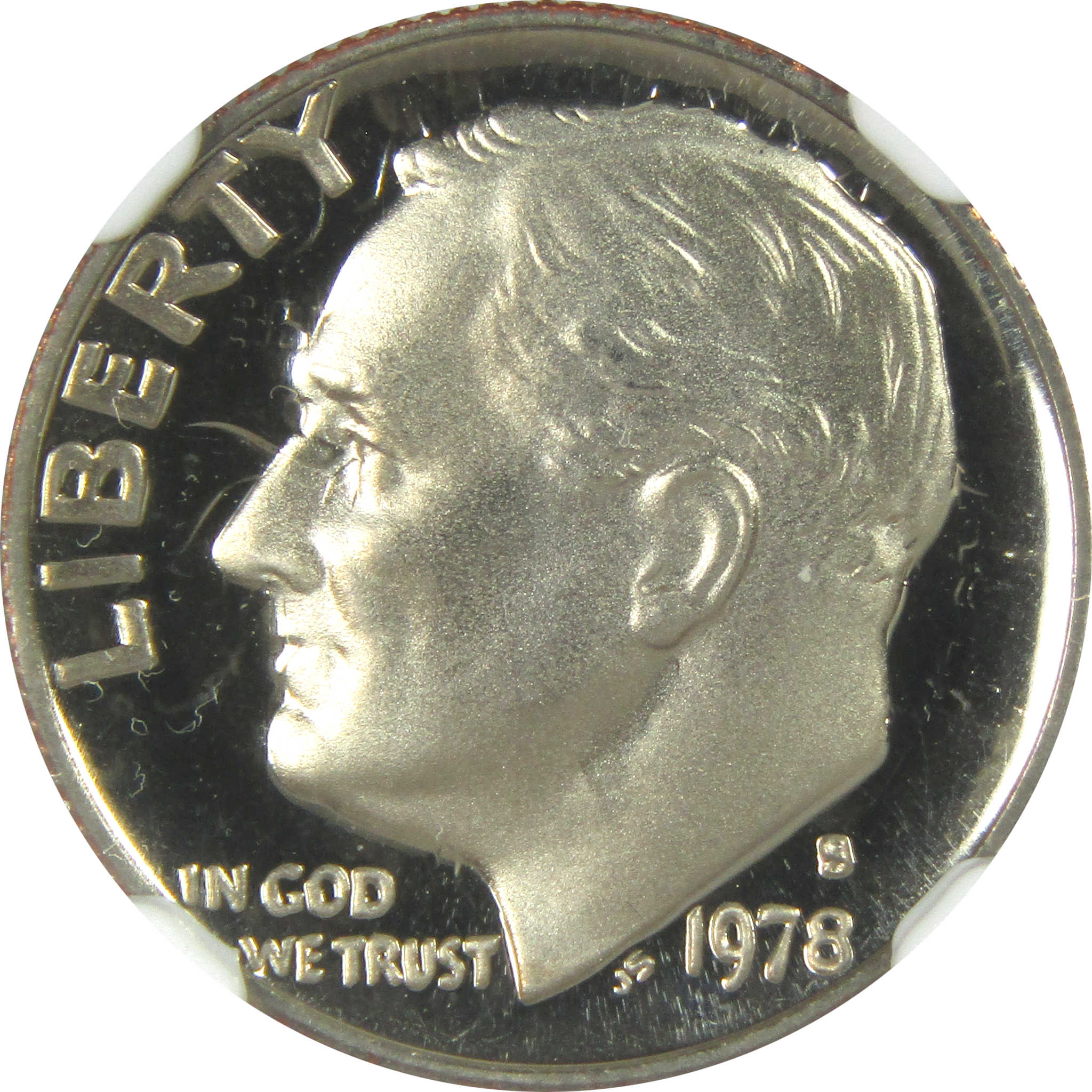 1978 S Roosevelt Dime PF 69 UCAM NGC Proof Clashed Dies Mint Error